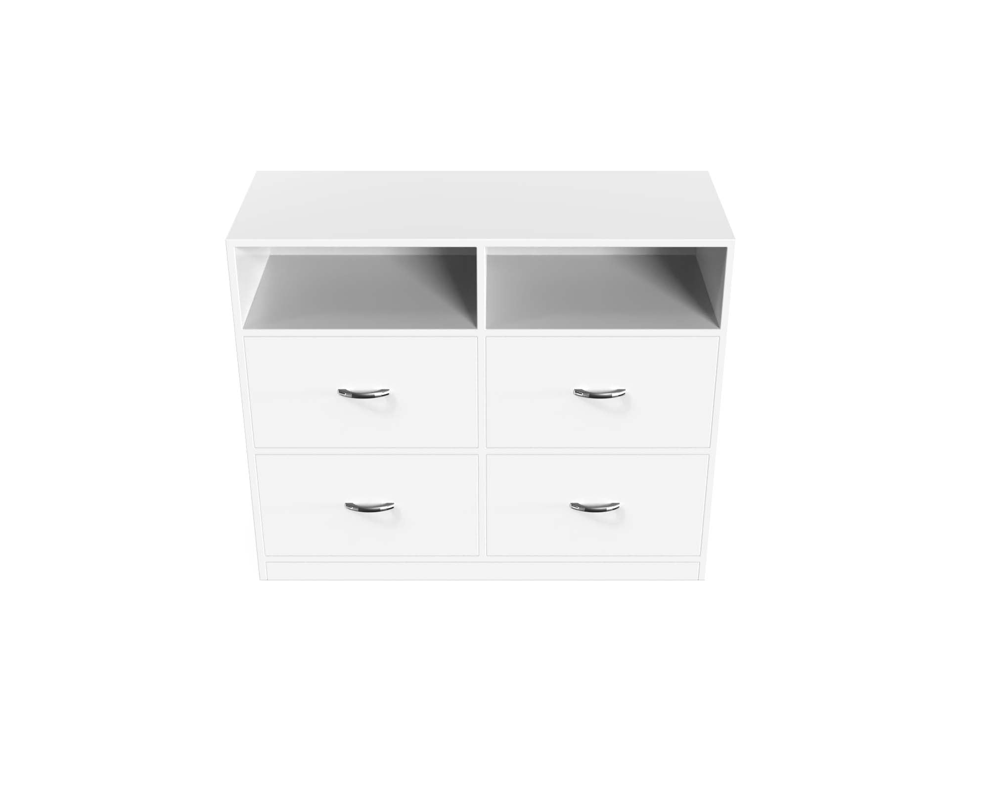 Quinn Multipurpose Storage Cabinet - Frosty white - Neehv Home