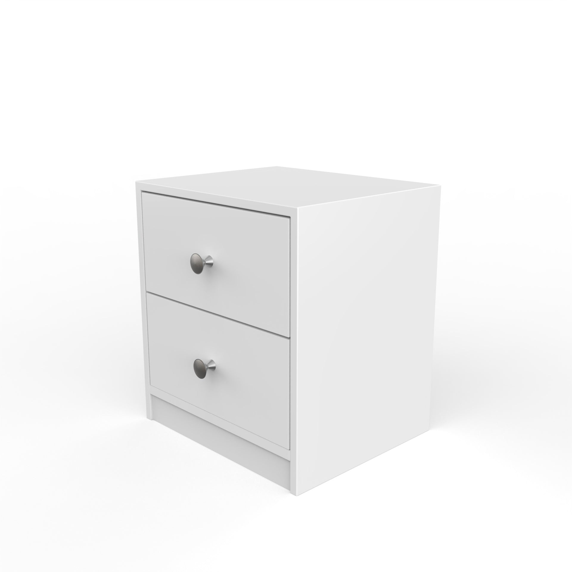 Liam Bedside Table - Frosty White - Neehv Home