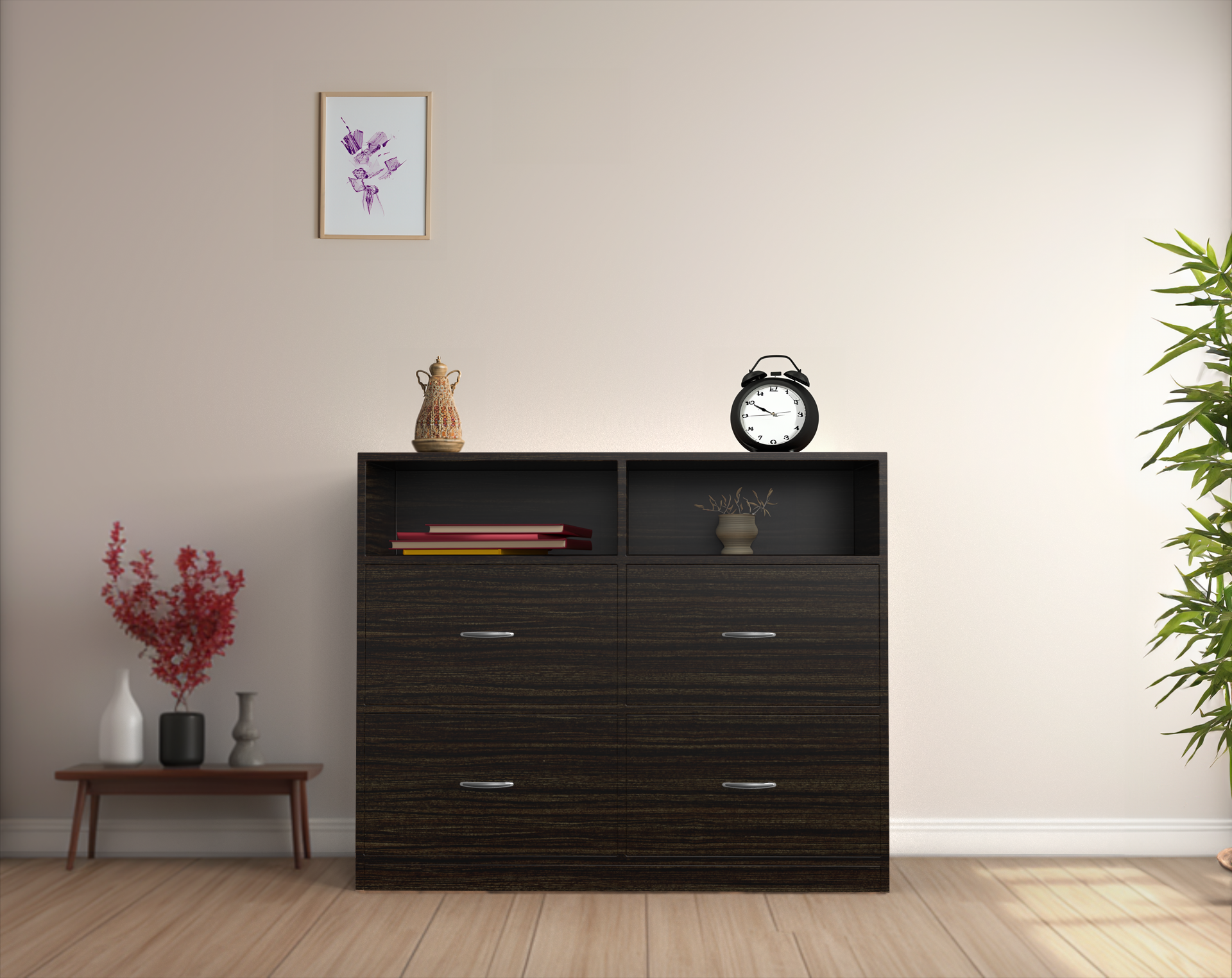 Quinn Multipurpose Storage Cabinet - Thai teak - Neehv Home