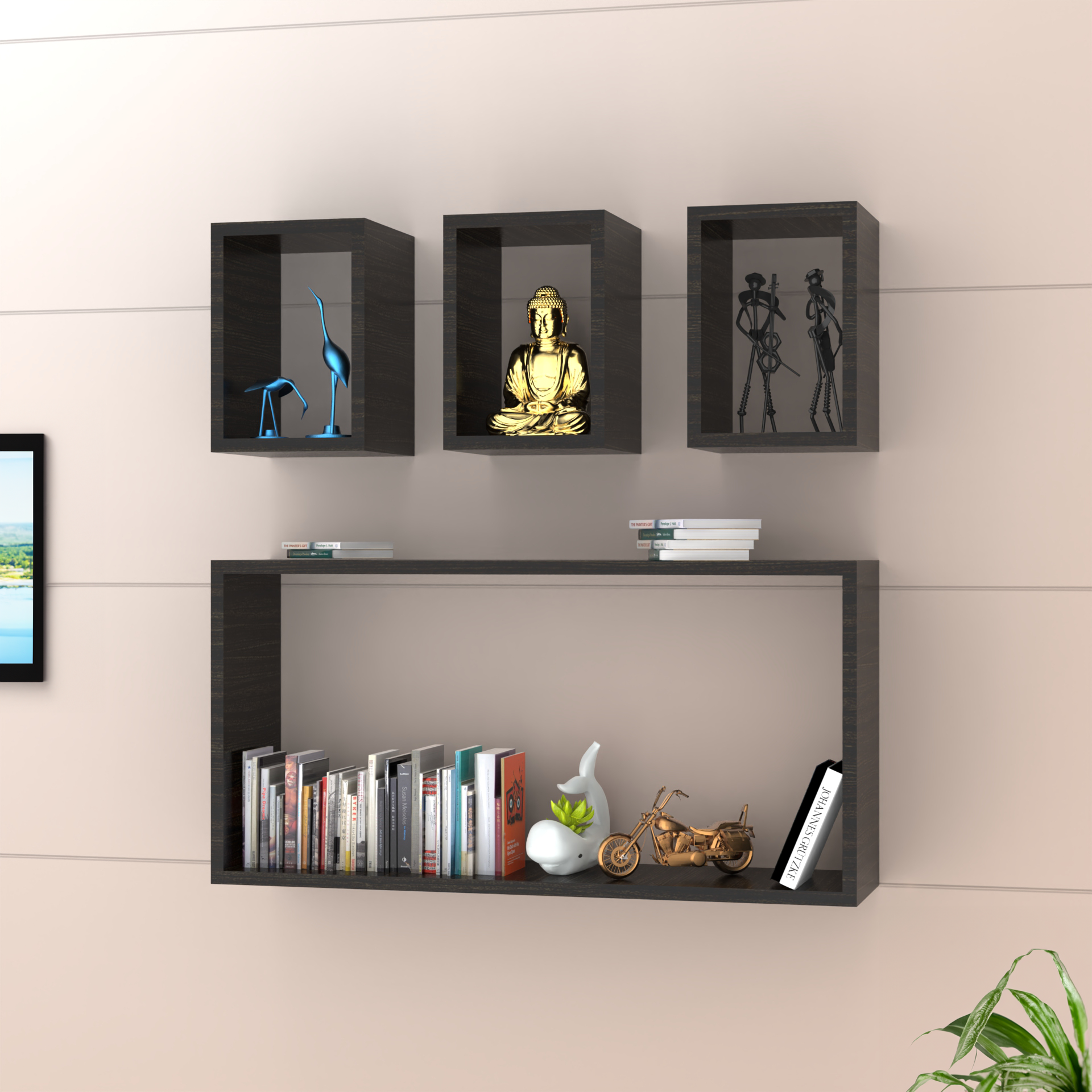 Dylan Floating Wall Shelf - Wenge - Neehv Home