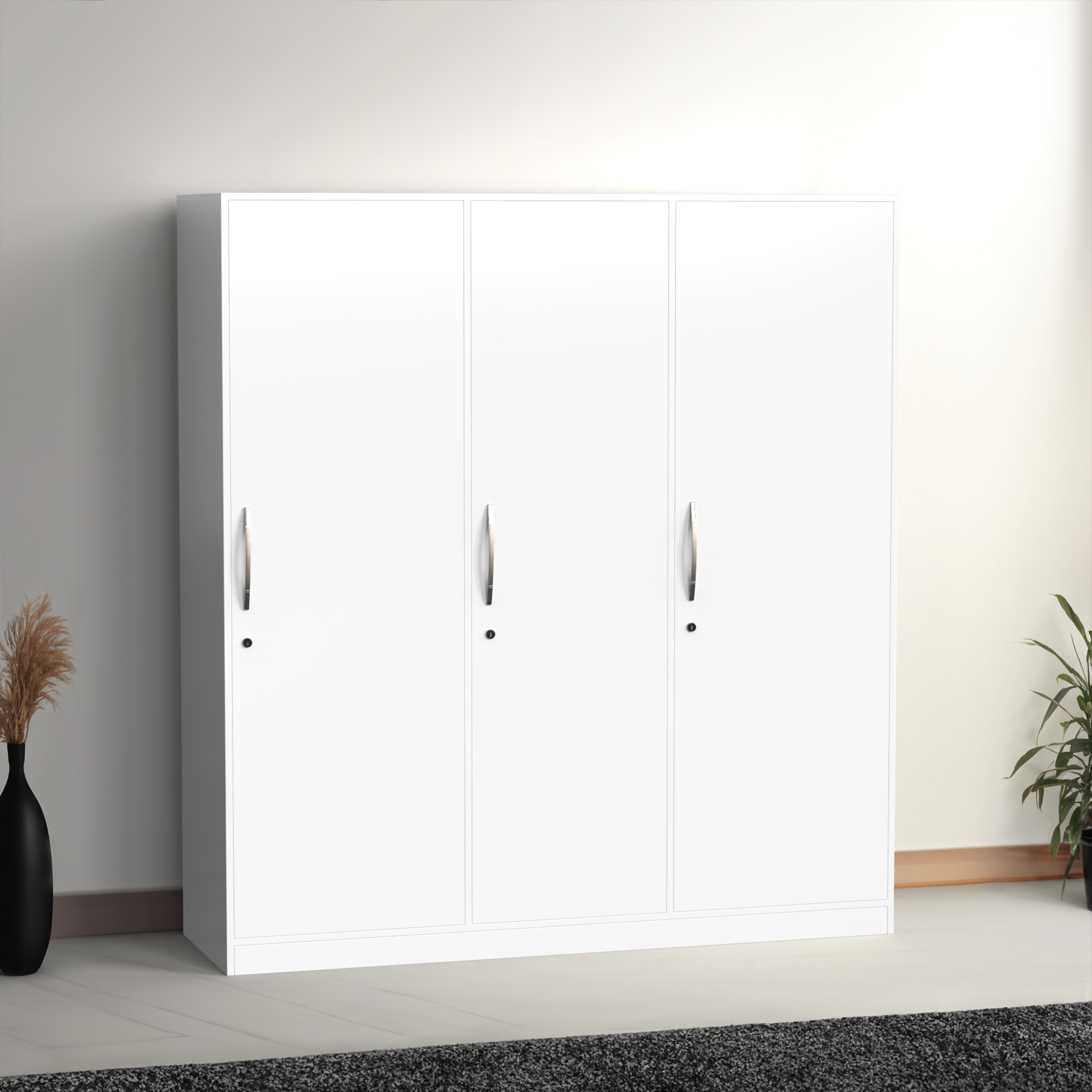 Malibu Wardrobe - Frosty white - Neehv Home