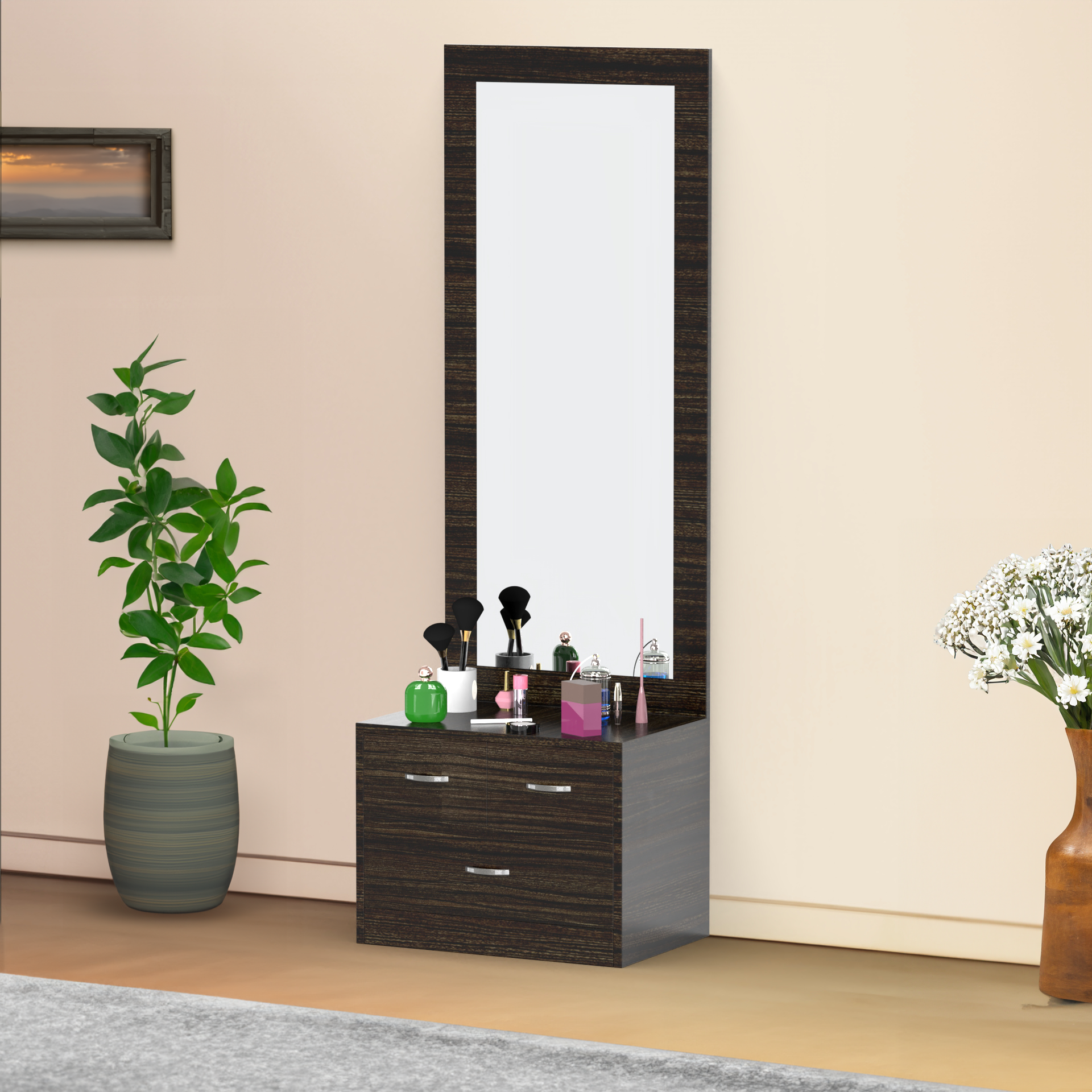 Camelia Wooden Dressing Table - Thai teak | Neehv Home Camelia Wooden Dressing Table - Thai teak | Neehv Home
