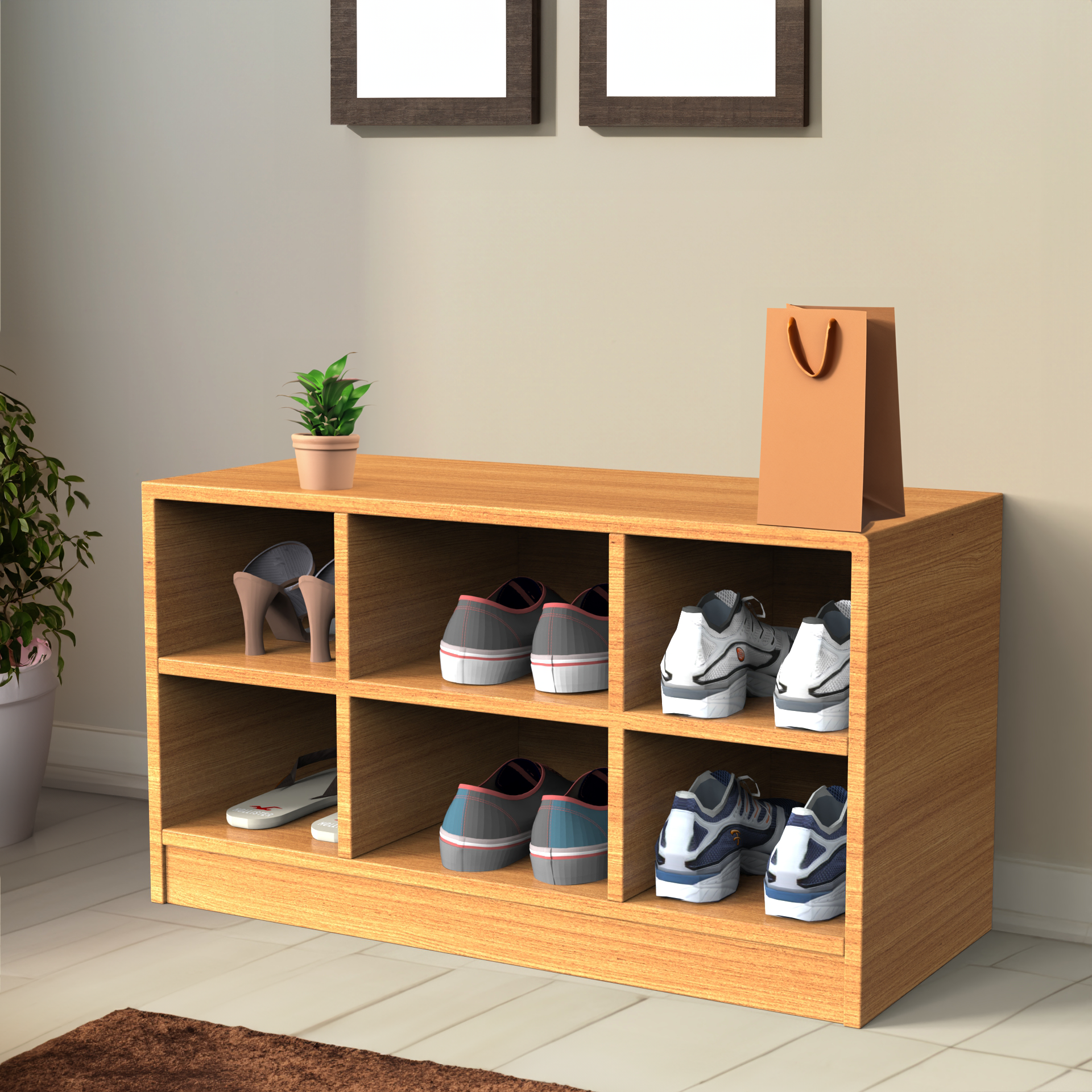 Index Shoe Rack - Bavarian beech - Neehv Home