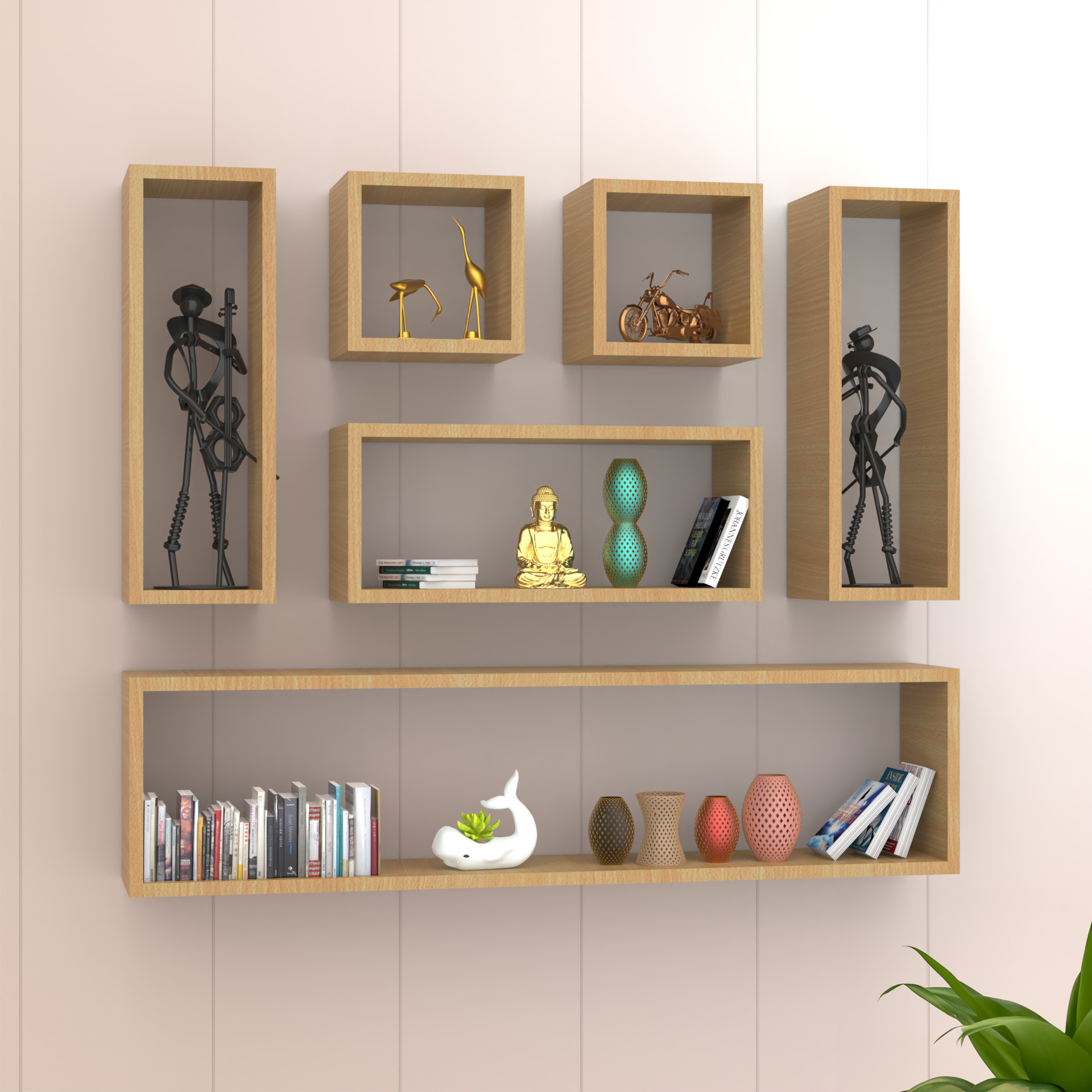 Dallas Wall Shelf - Bavarian Beech - Neehv Home