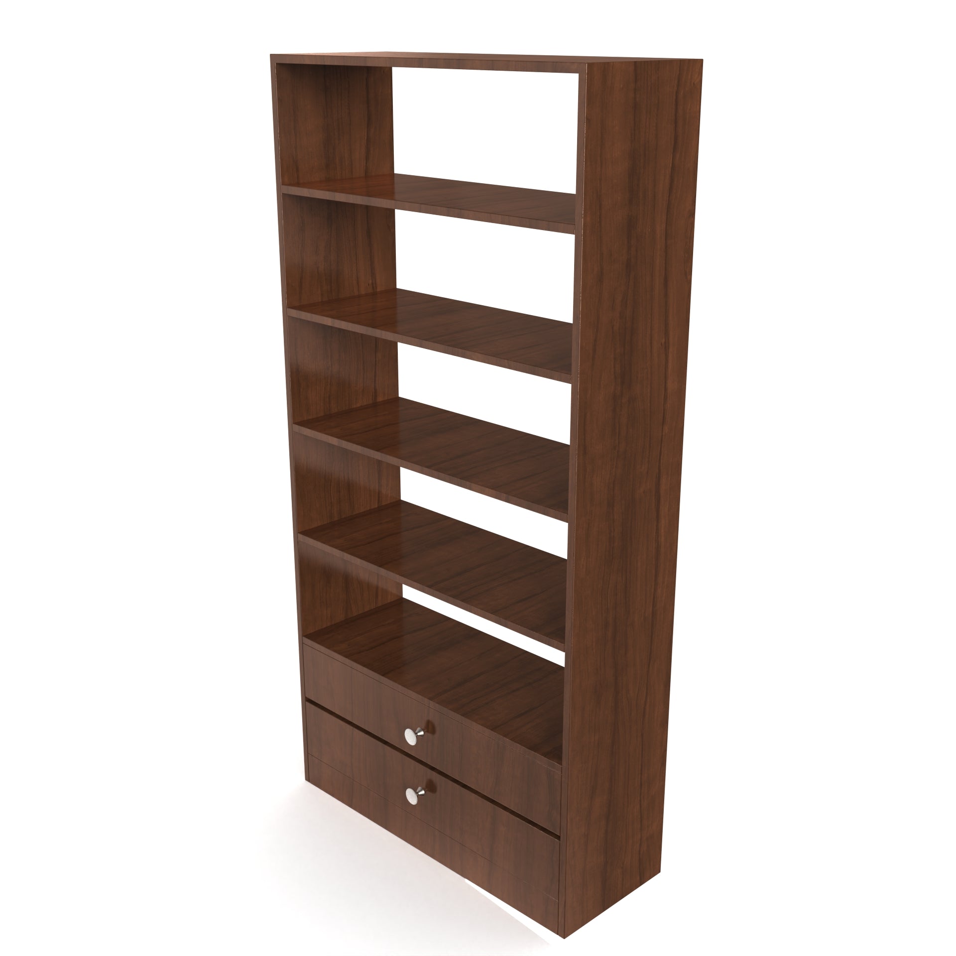 Terrence Wooden Bookshelf - Brazilian walnut - Neehv Home