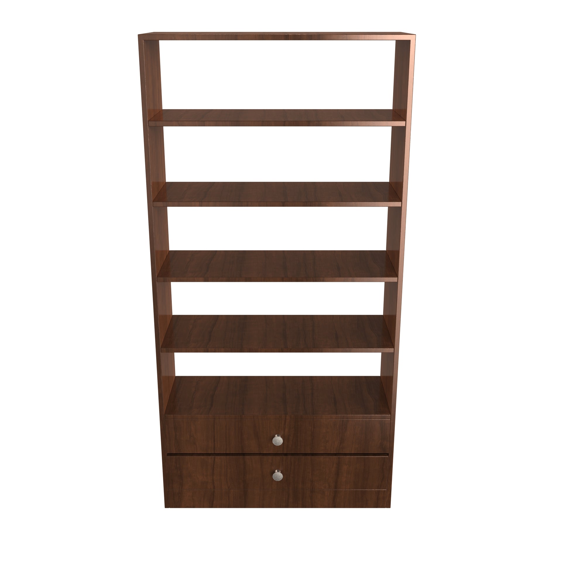 Terrence Wooden Bookshelf - Brazilian walnut - Neehv Home