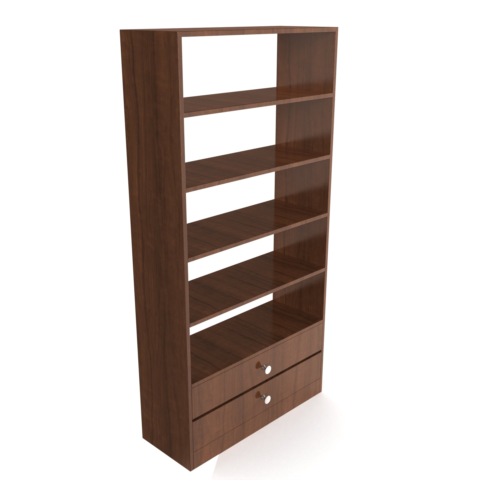 Terrence Wooden Bookshelf - Brazilian walnut - Neehv Home