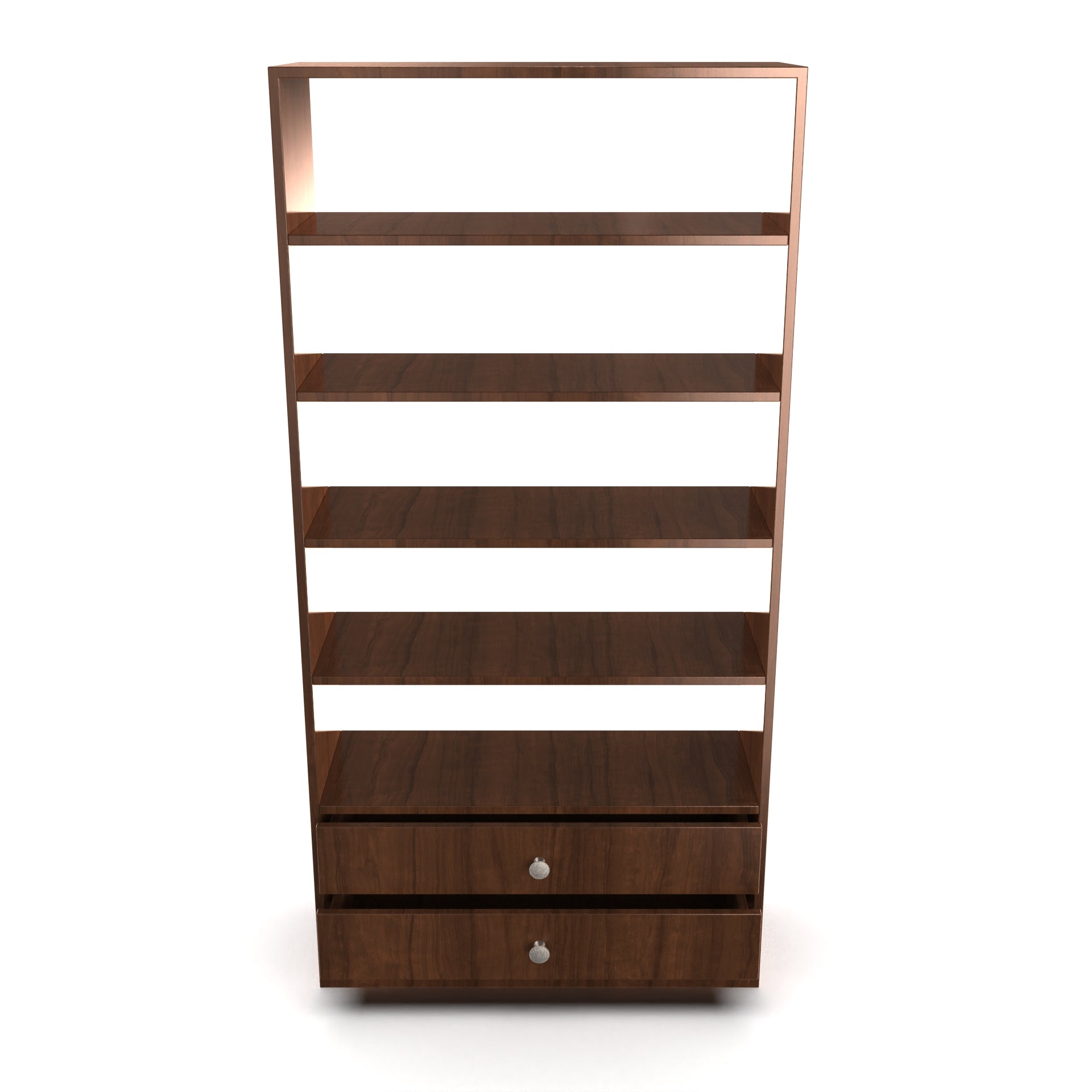 Terrence Wooden Bookshelf - Brazilian walnut - Neehv Home