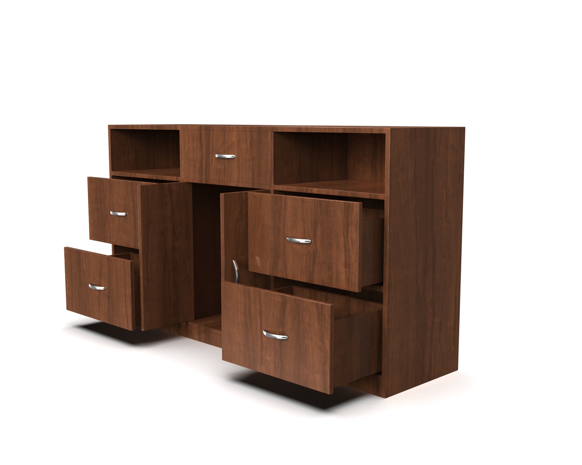 Morgan Sideboard Cabinet with Drawers - Brazilian walnut - Neehv Home