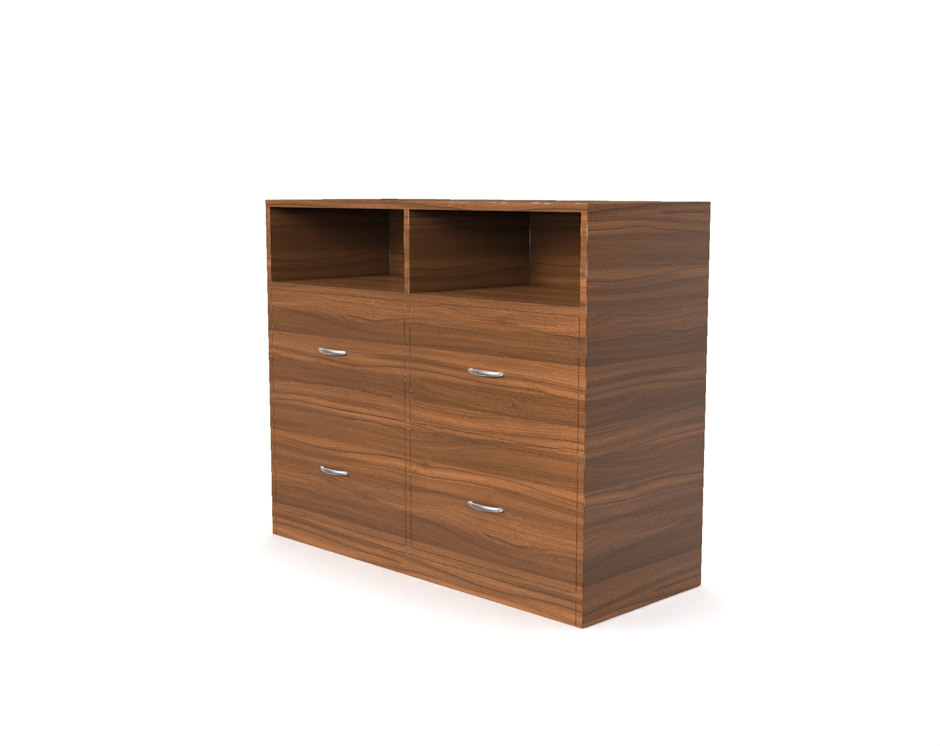 Quinn Multipurpose Storage Cabinet - Classic Walnut - Neehv Home