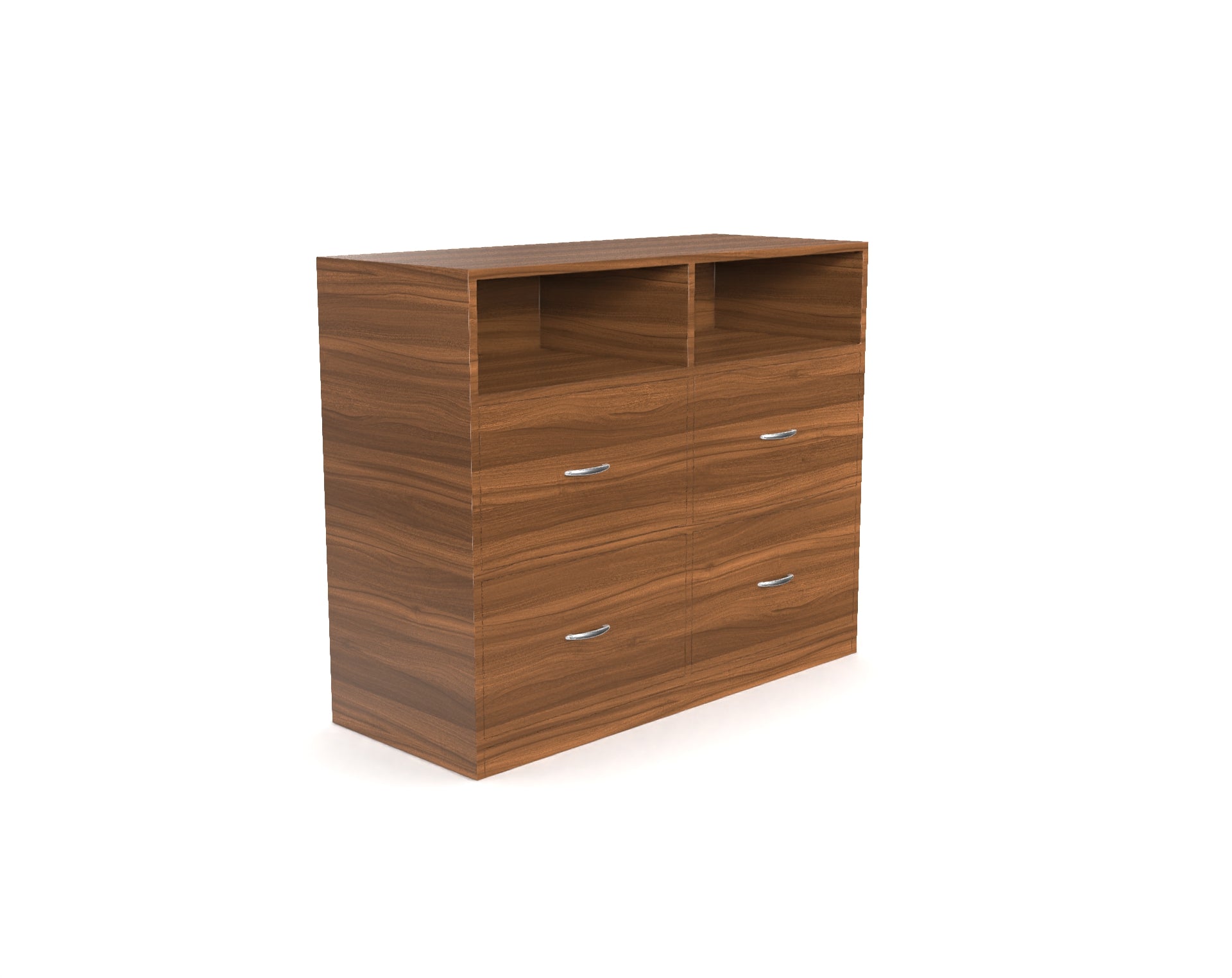 Quinn Multipurpose Storage Cabinet - Classic Walnut - Neehv Home