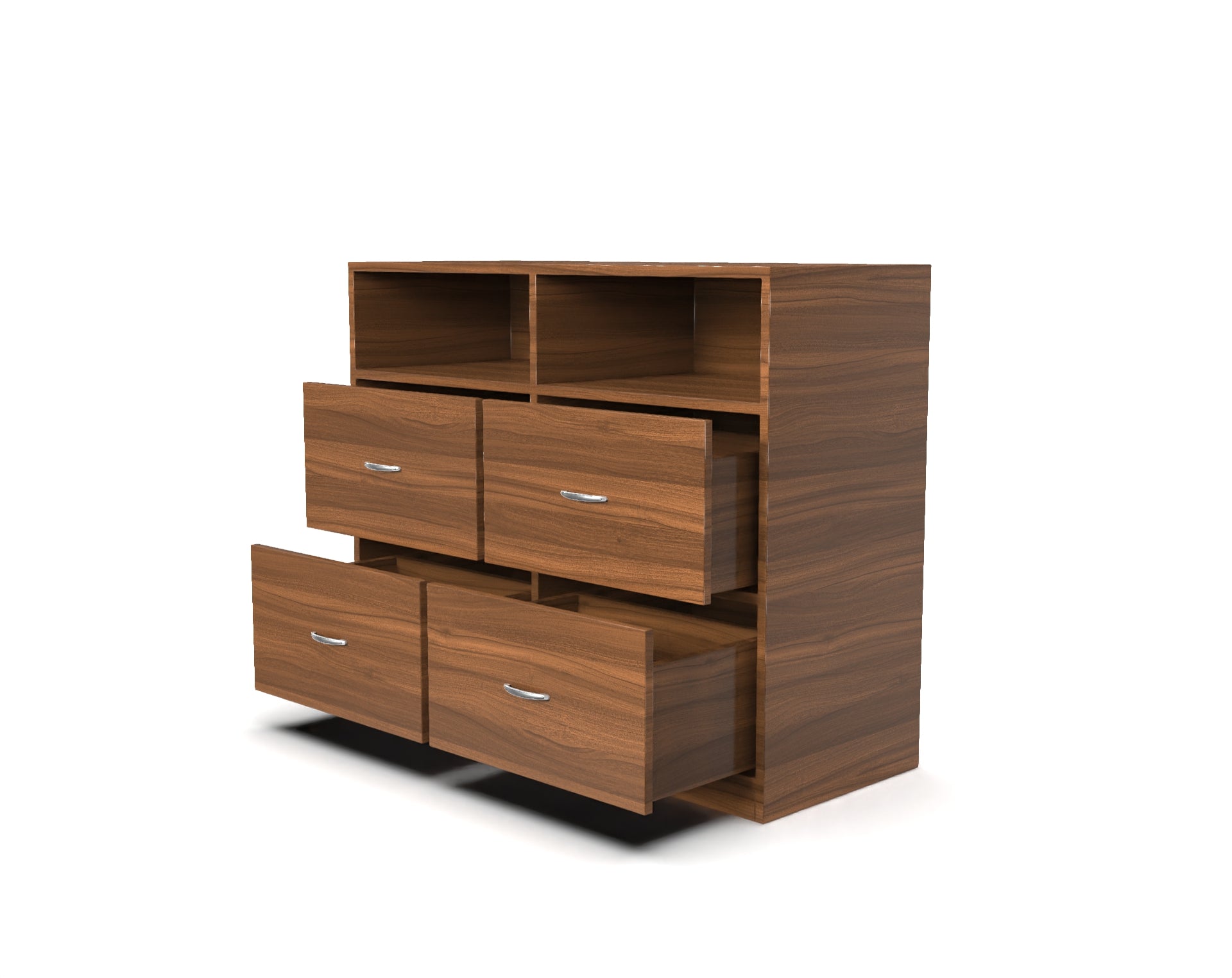 Quinn Multipurpose Storage Cabinet - Classic Walnut - Neehv Home