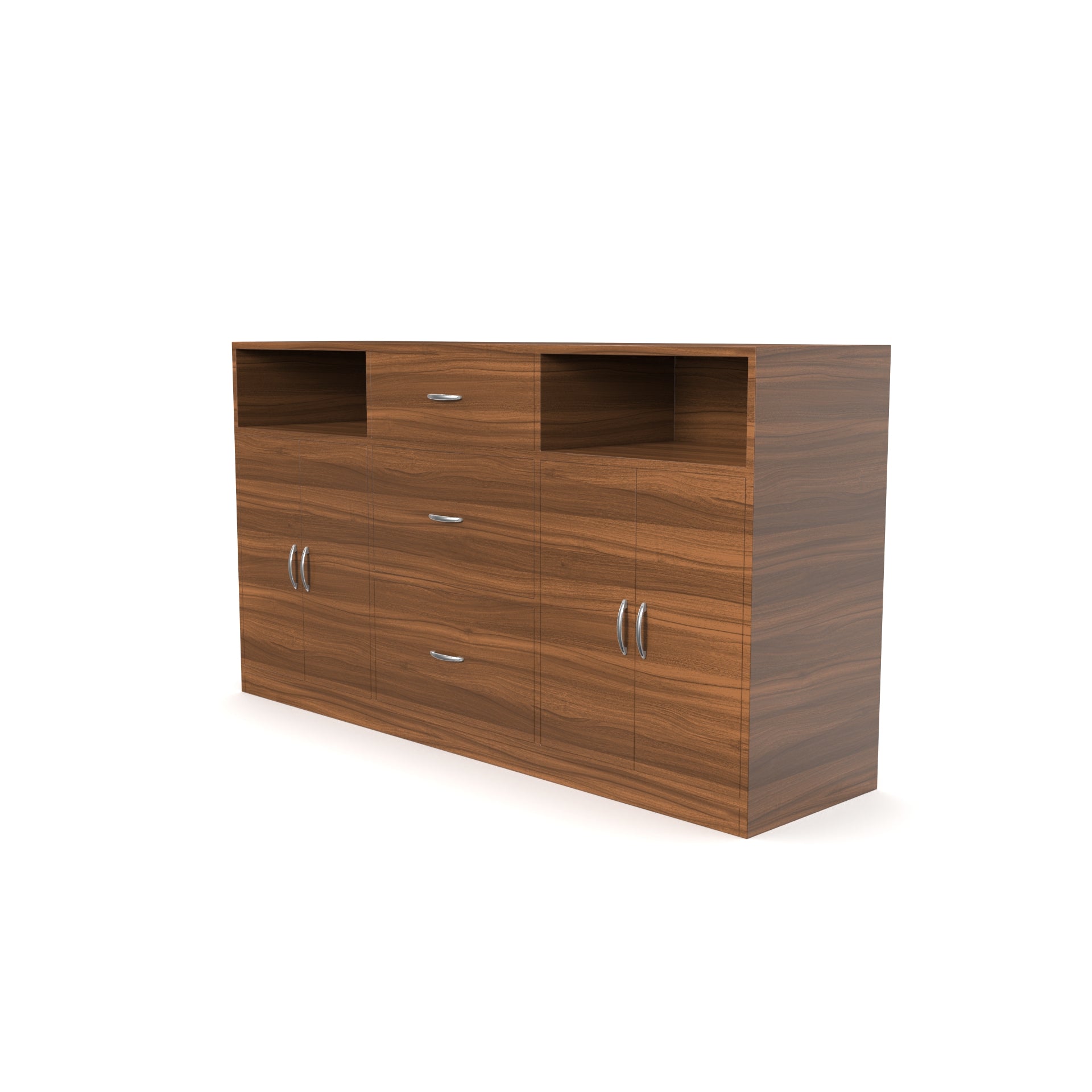 Astoria Sideboard Cabinet with Drawers - Classic Walnut - Neehv Home