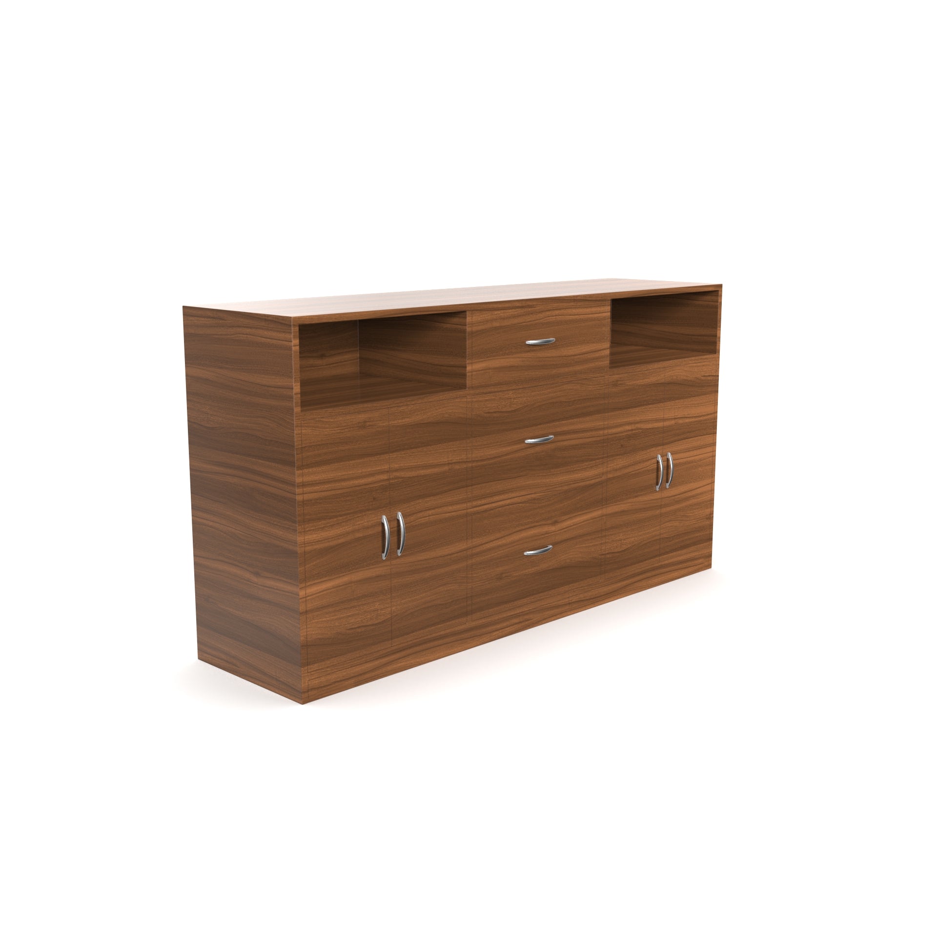 Astoria Sideboard Cabinet with Drawers - Classic Walnut - Neehv Home