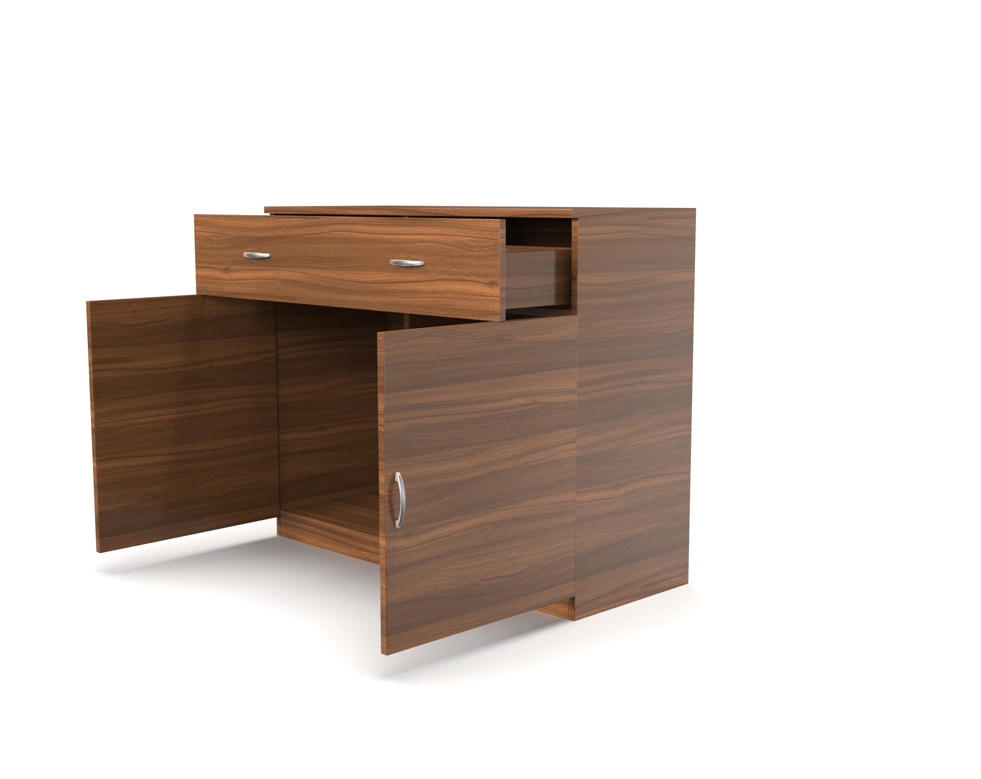 Luna Storage Cabinet - Classic Walnut - Neehv Home