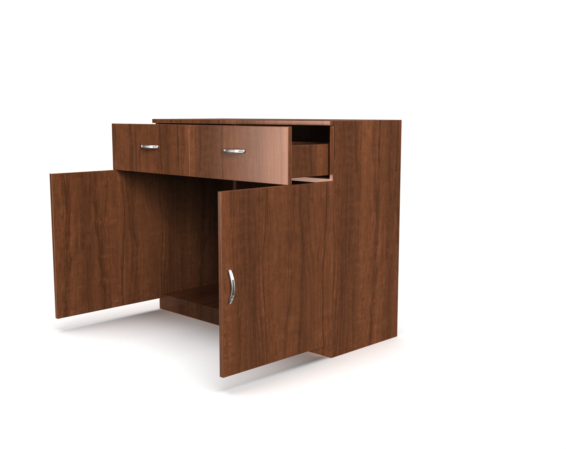 Luna Storage Cabinet - Brazilian walnut - Neehv Home