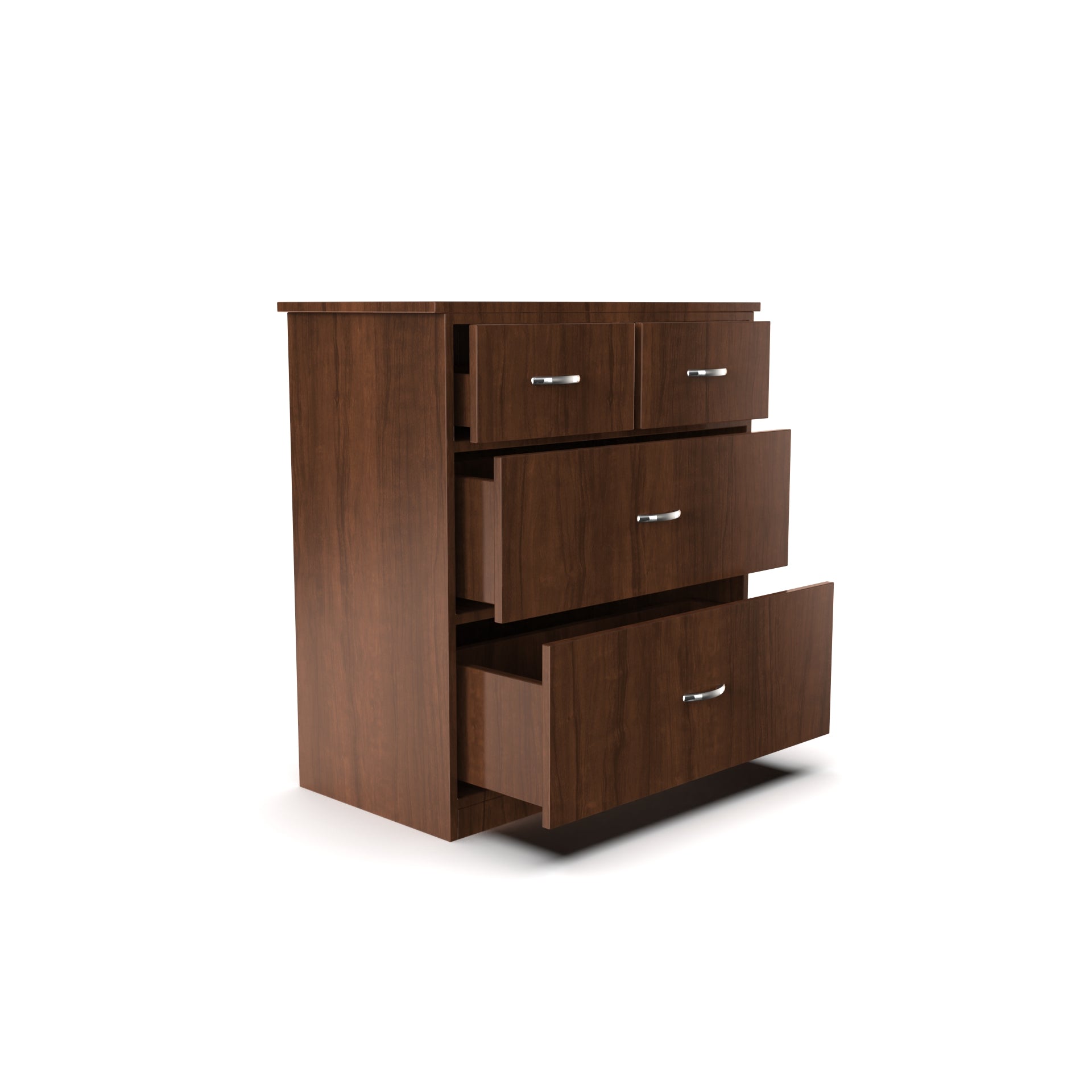 Dynasty Chest with 4 Drawers - (Brazillian walnut) - Neehv Home