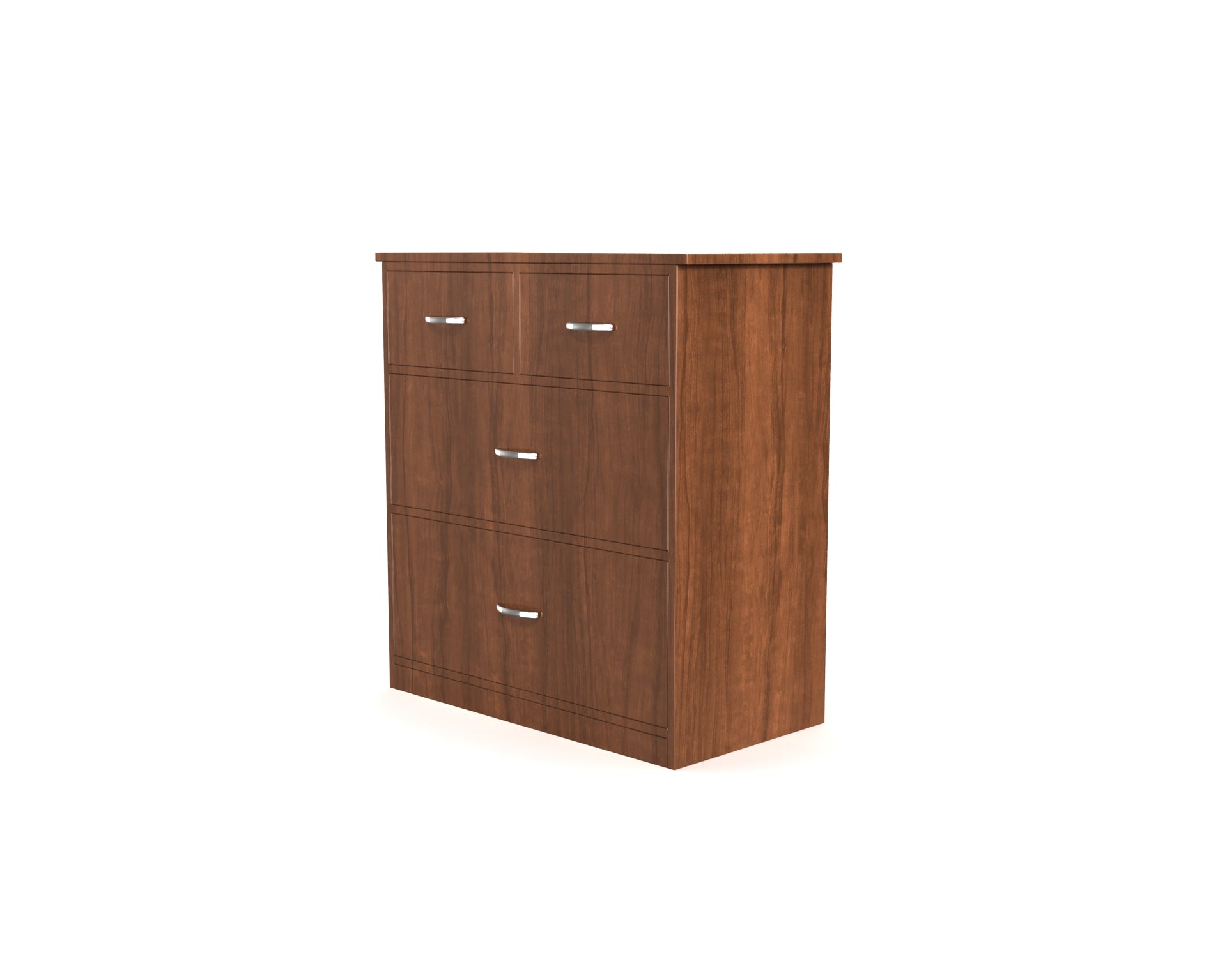 Dynasty Chest with 4 Drawers - (Brazillian walnut) - Neehv Home