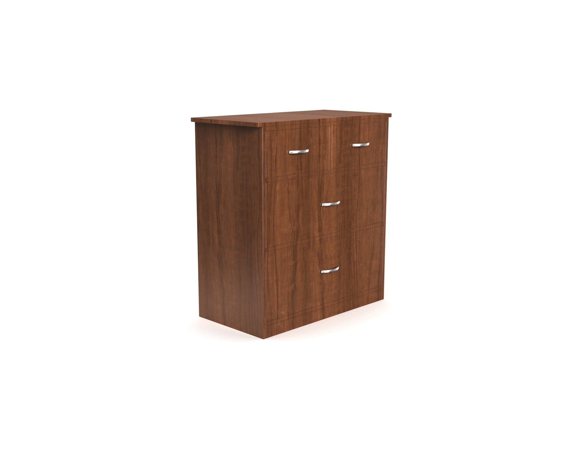 Dynasty Chest with 4 Drawers - (Brazillian walnut) - Neehv Home