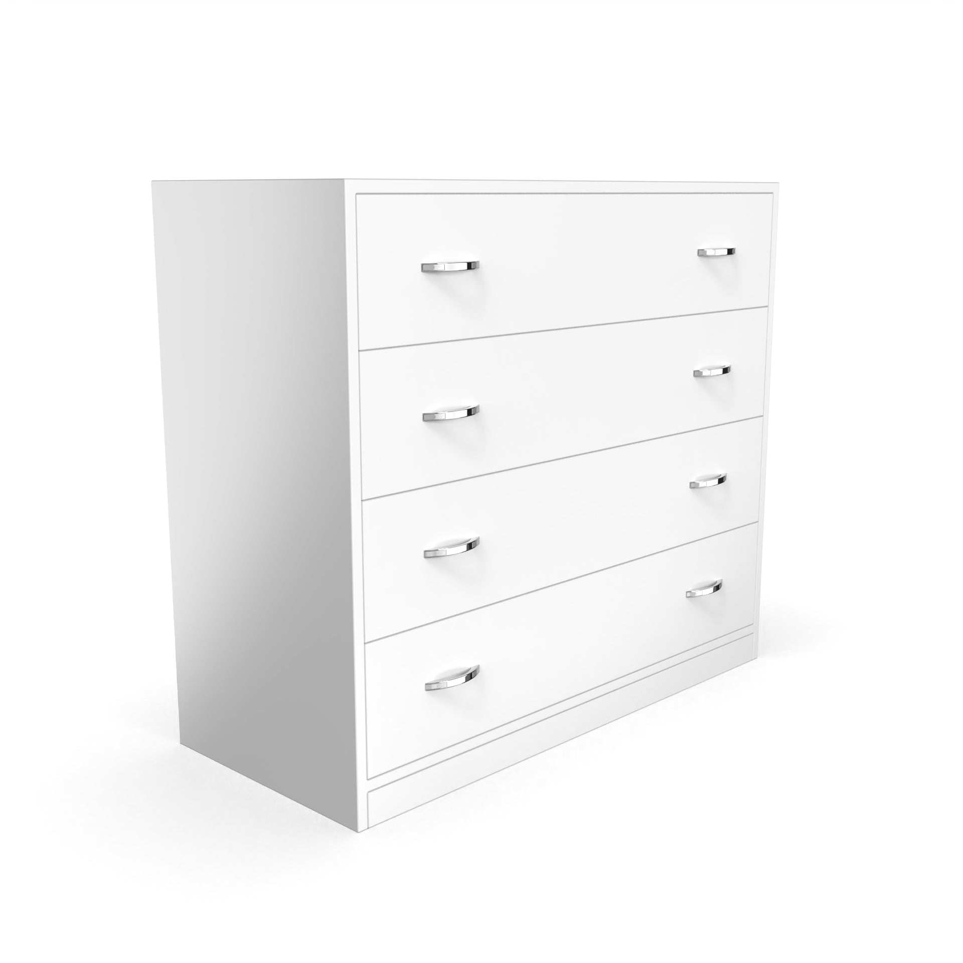 Bliss Chest with 4 Drawers (3') - Frosty White - Neehv Home