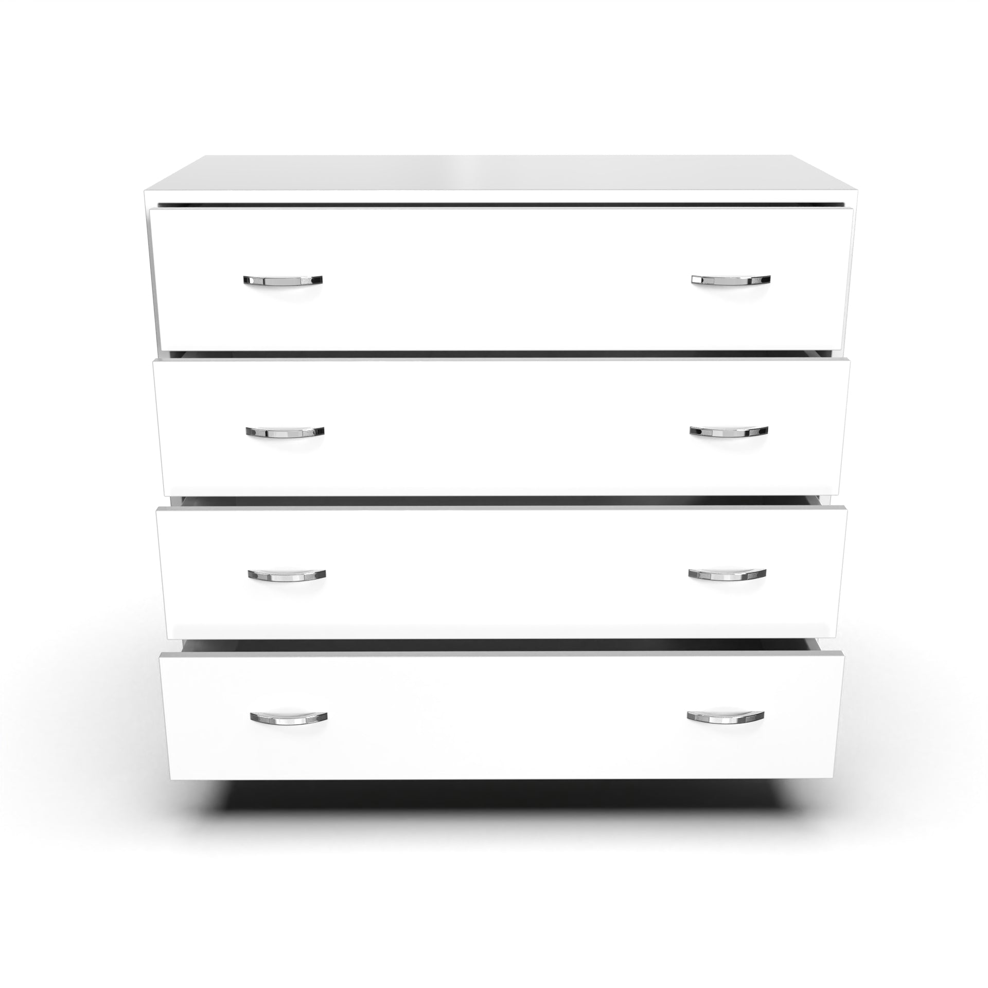 Bliss Chest with 4 Drawers (3') - Frosty White - Neehv Home