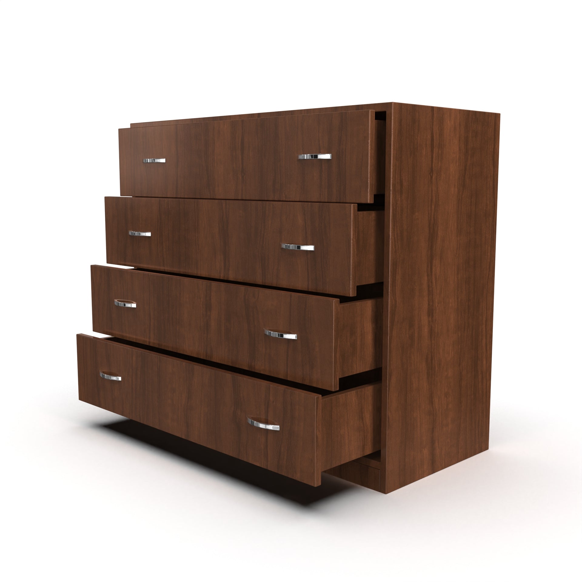 Bliss Chest with 4 Drawers (3') - Brazilian Walnut - Neehv Home