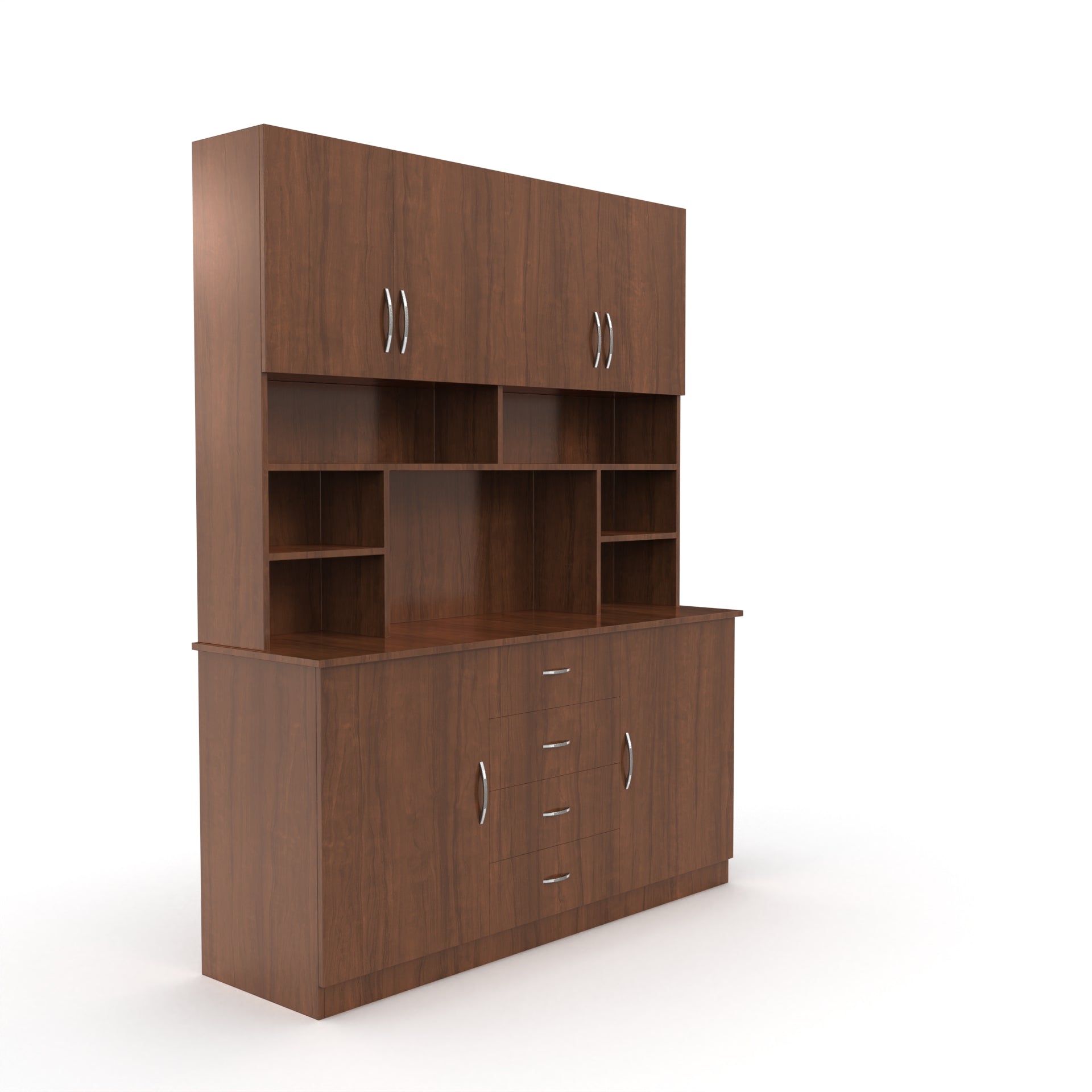 Liam Kitchen Crockery Cabinet - Brazilian walnut - Neehv Home