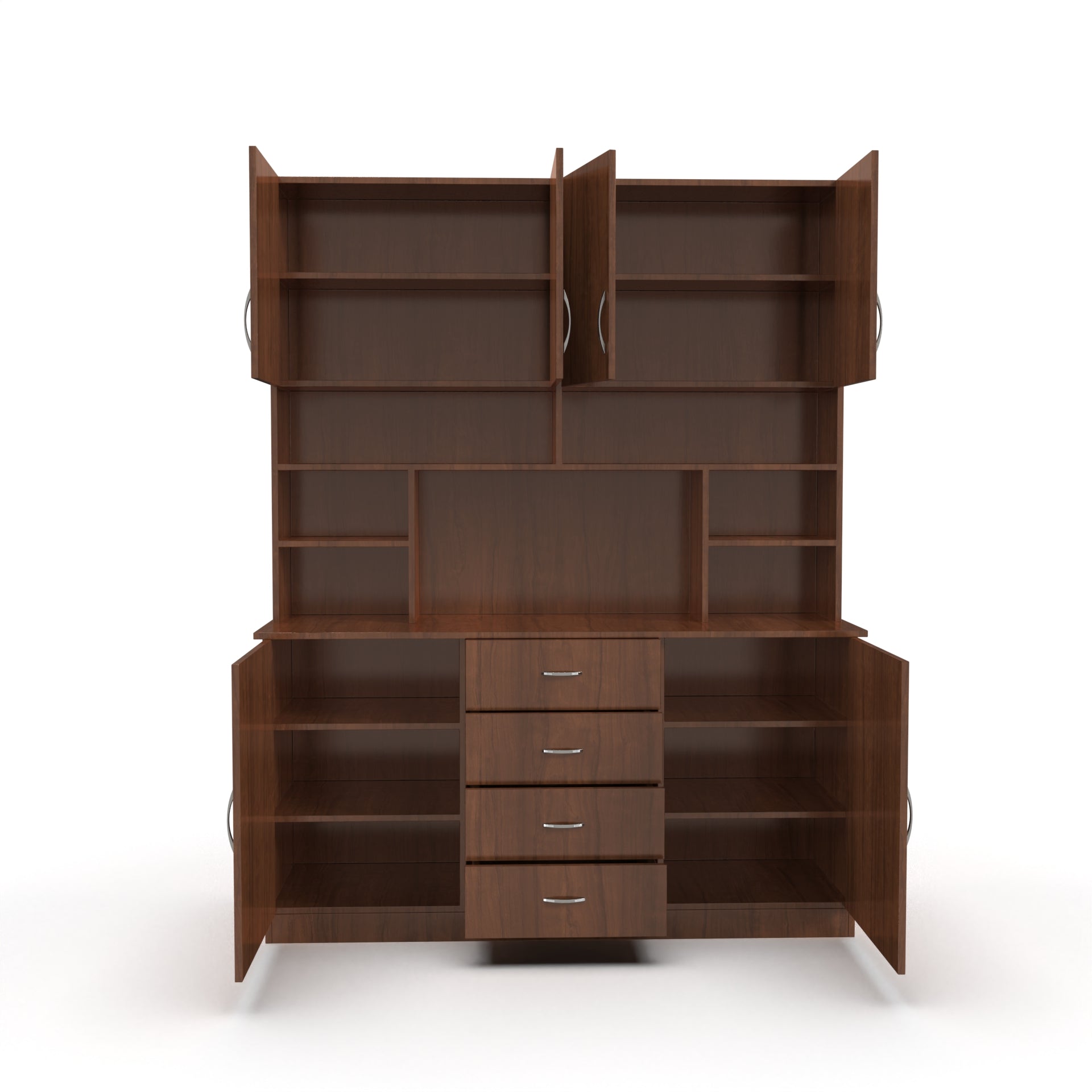 Liam Kitchen Crockery Cabinet - Brazilian walnut - Neehv Home