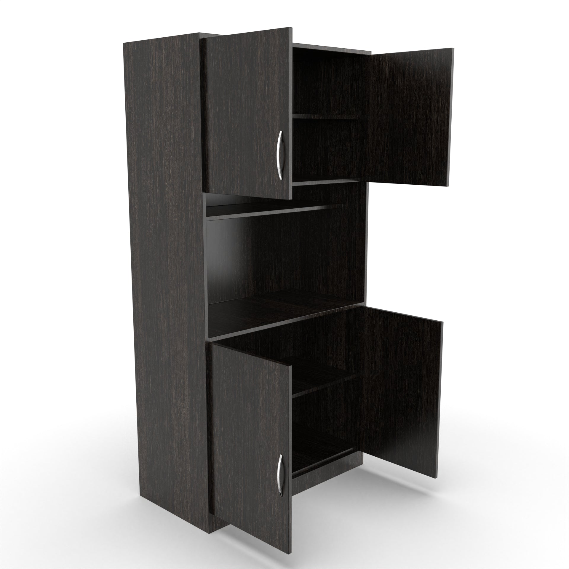 Zoe Wooden Crockery Unit - Wenge - Neehv Home