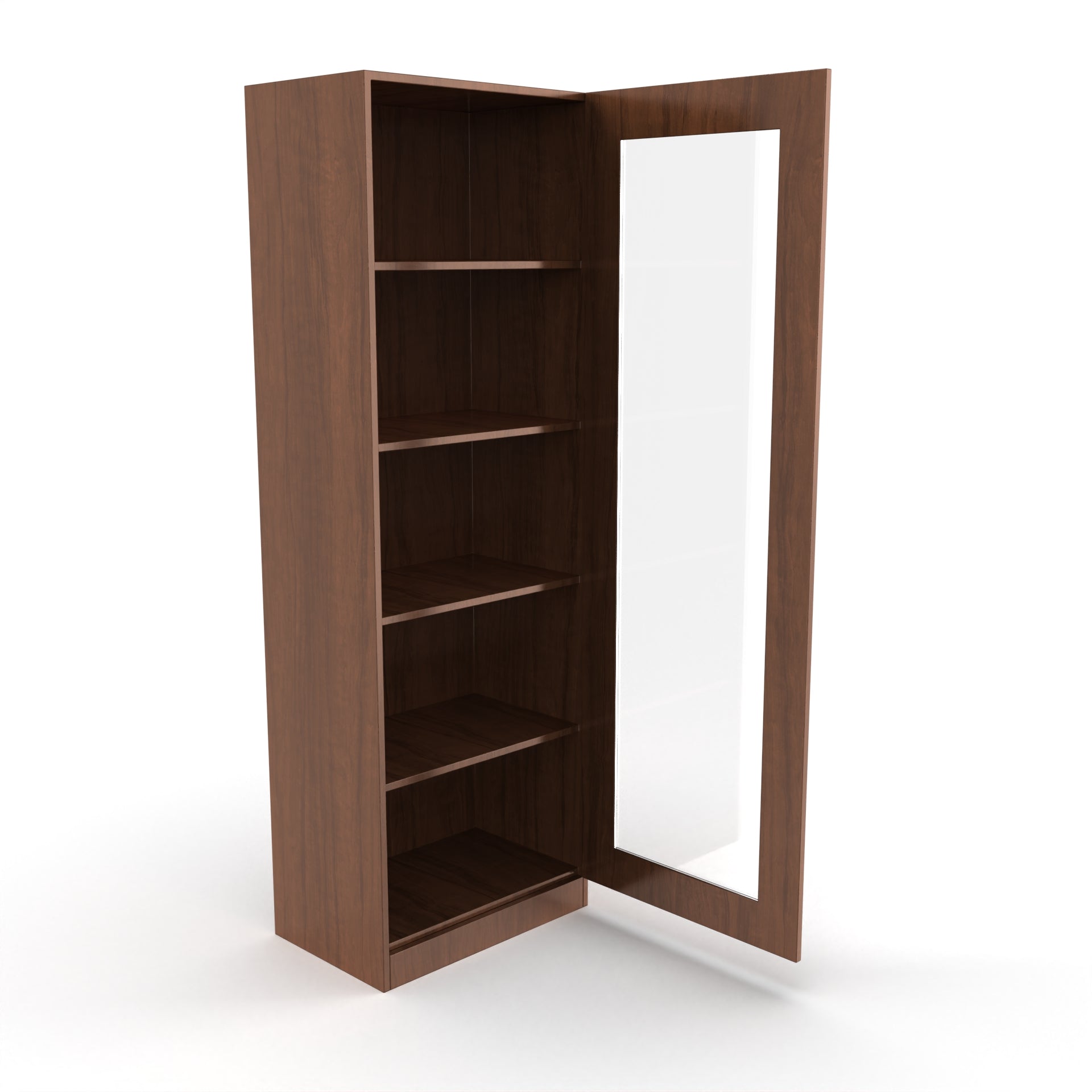 Rose Bookshelf with Door - Brazilian walnut - Neehv Home