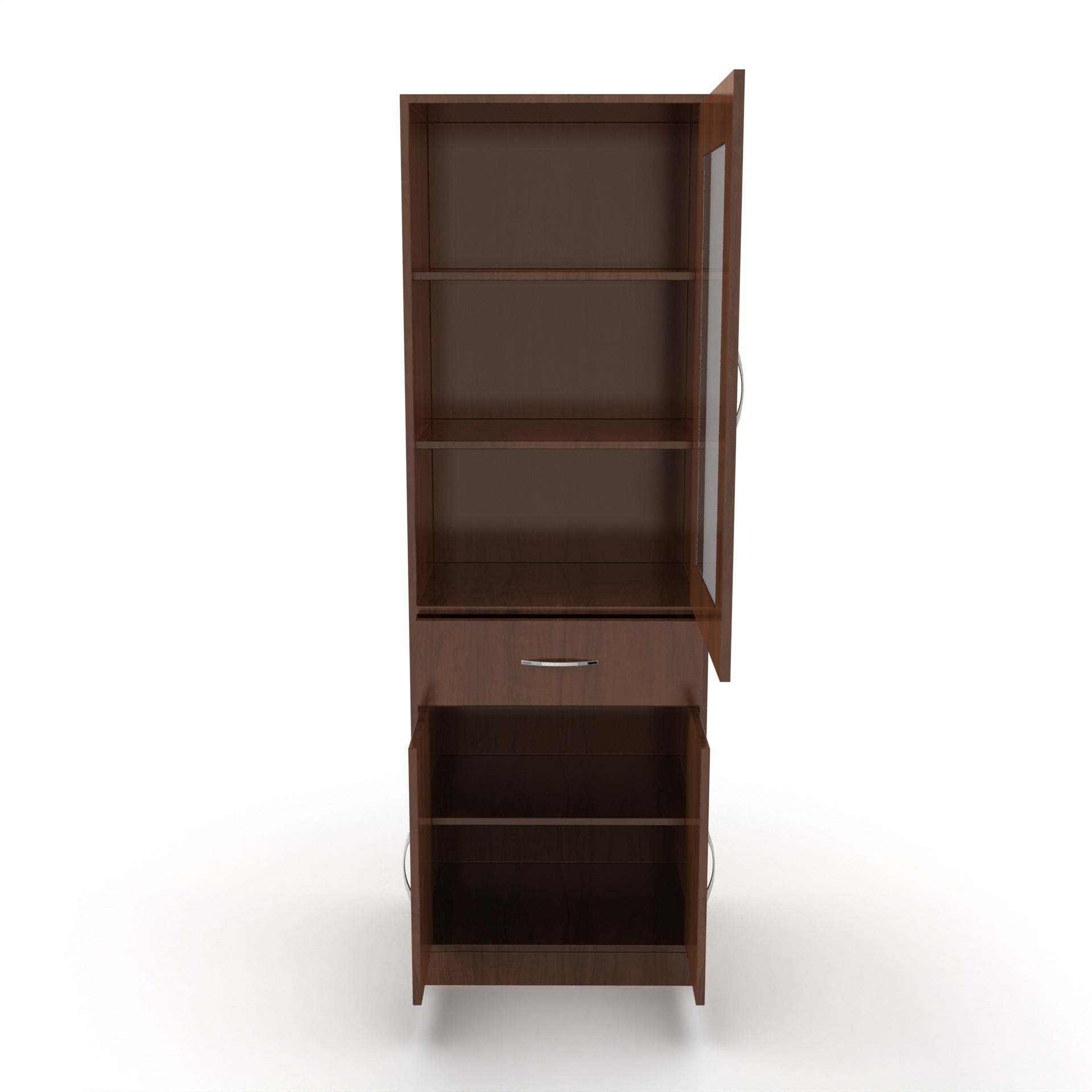 Finn Crockery Unit - Brazilian walnut - Neehv Home