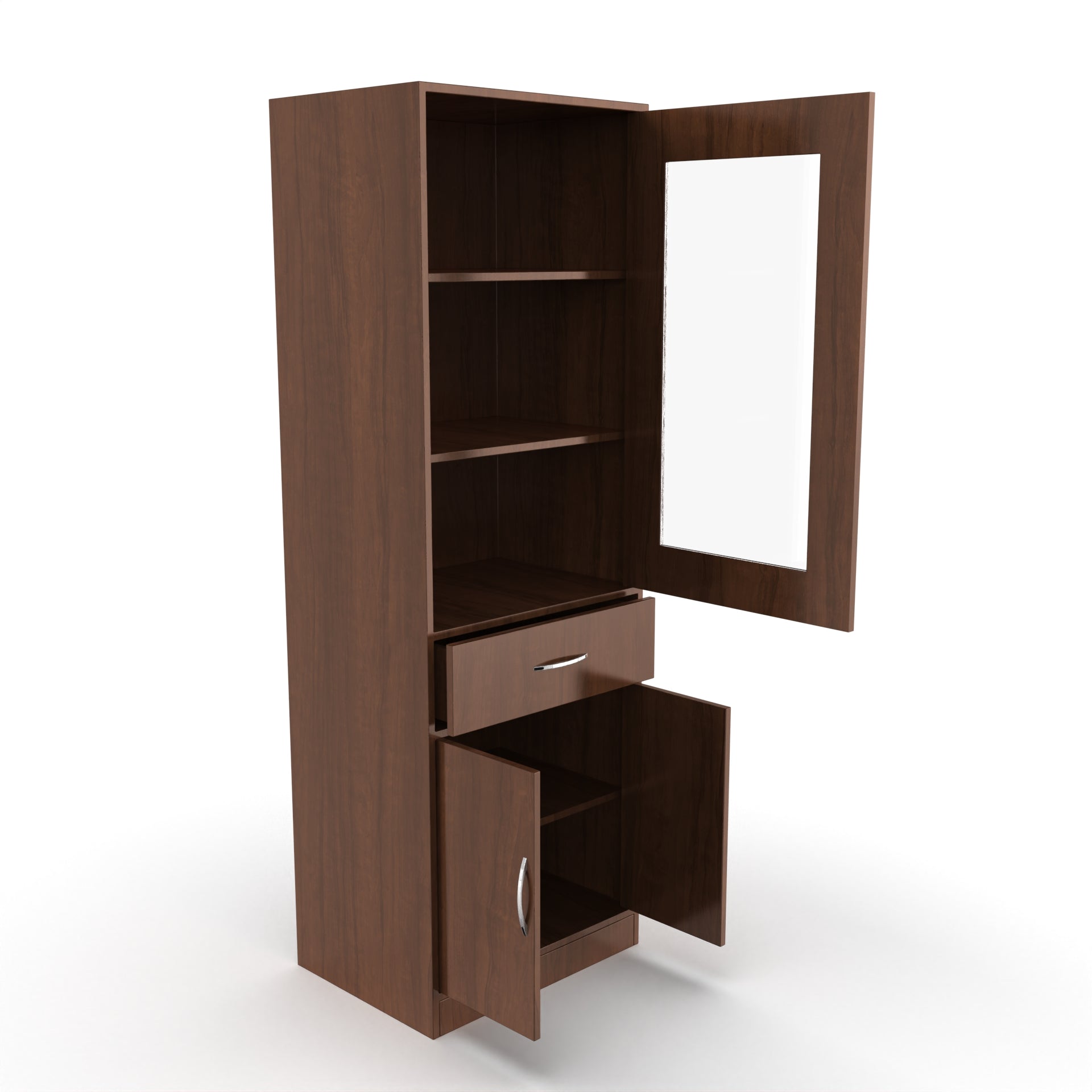 Finn Wooden Bookshelf - Brazilian walnut - Neehv Home