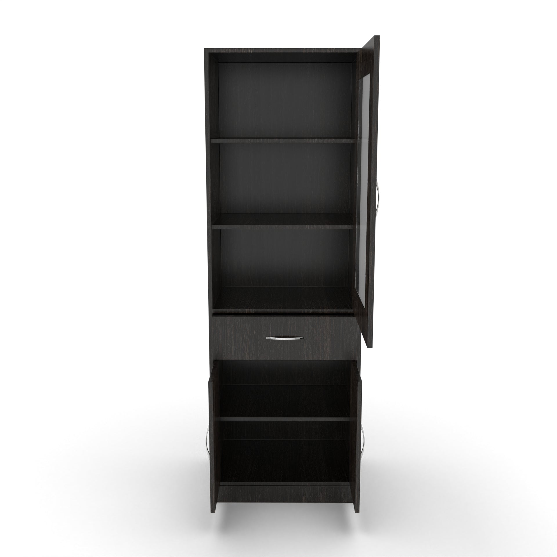 Finn Wooden Bookshelf - Wenge - Neehv Home