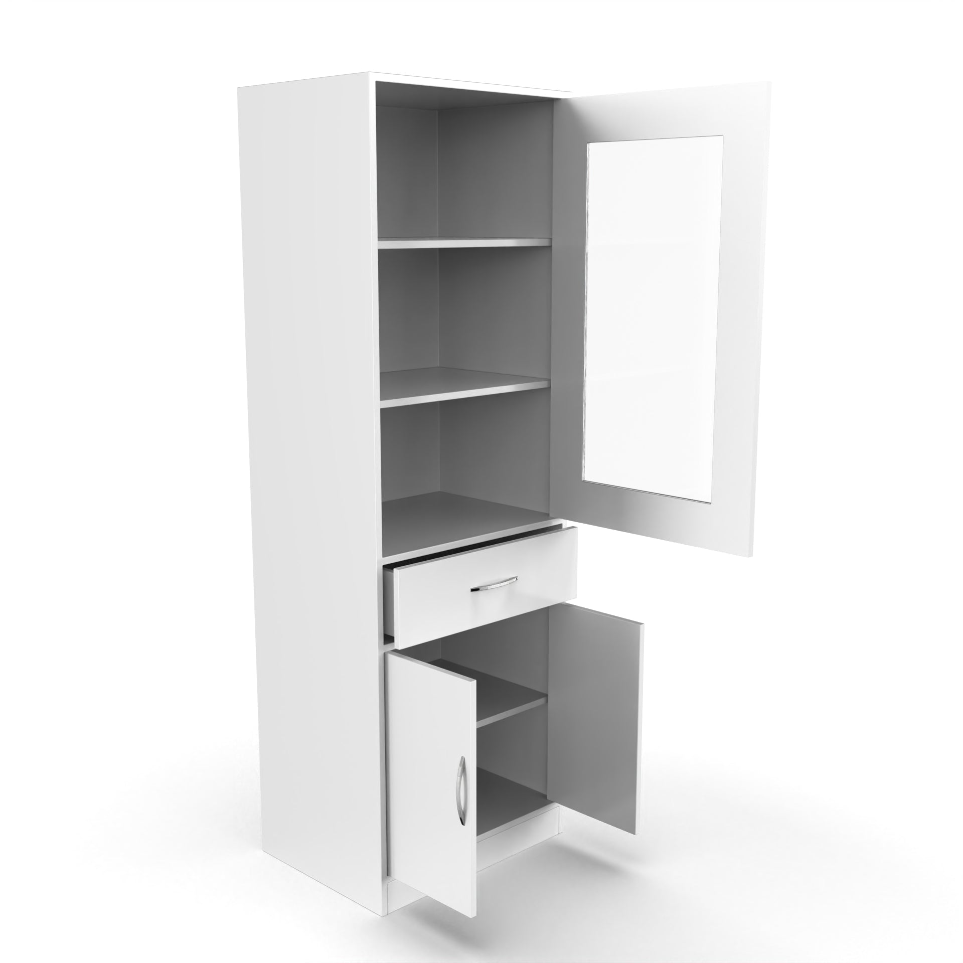 Finn Wooden Bookshelf - Frosty white - Neehv Home