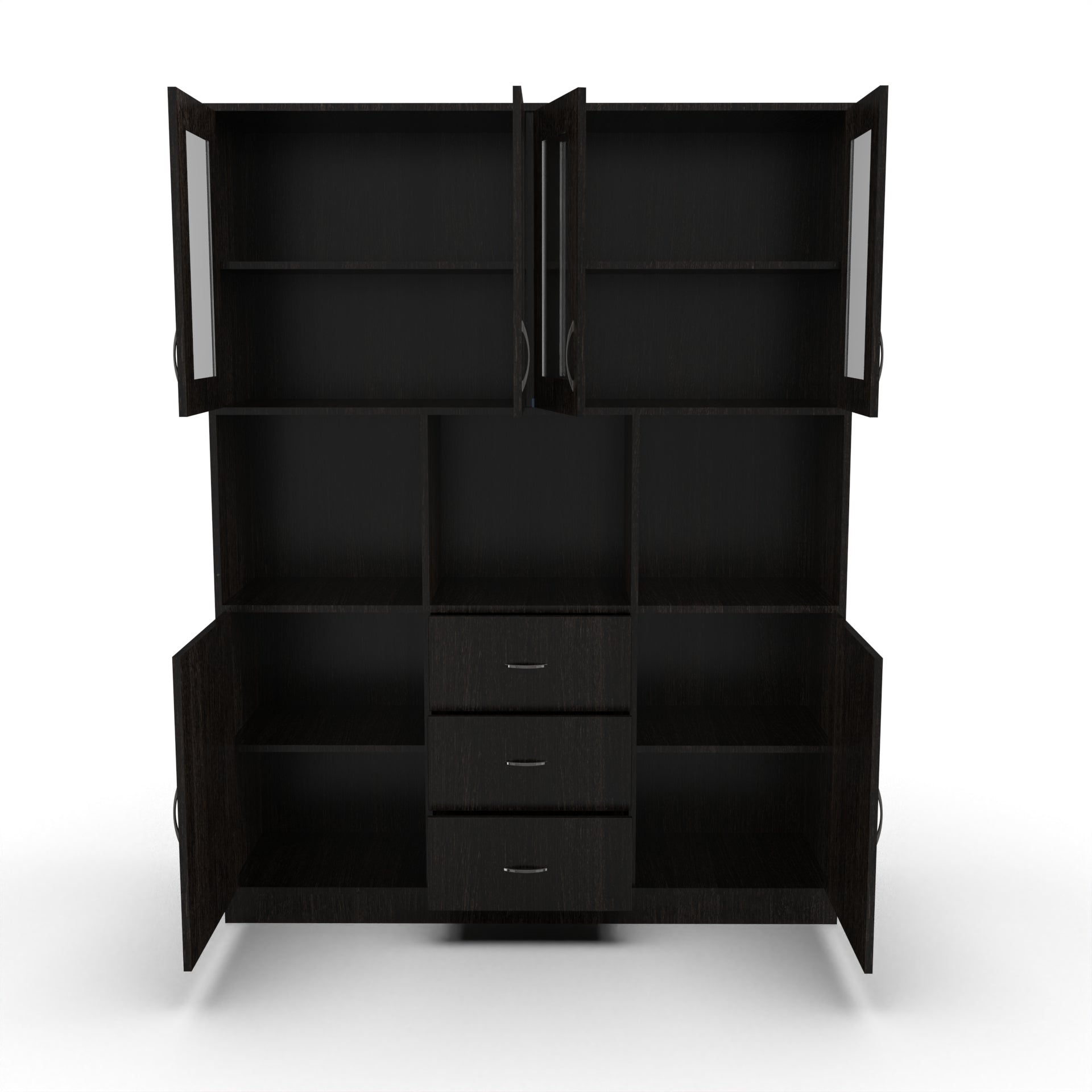 Nora Crockery Cabinet - Wenge - Neehv Home