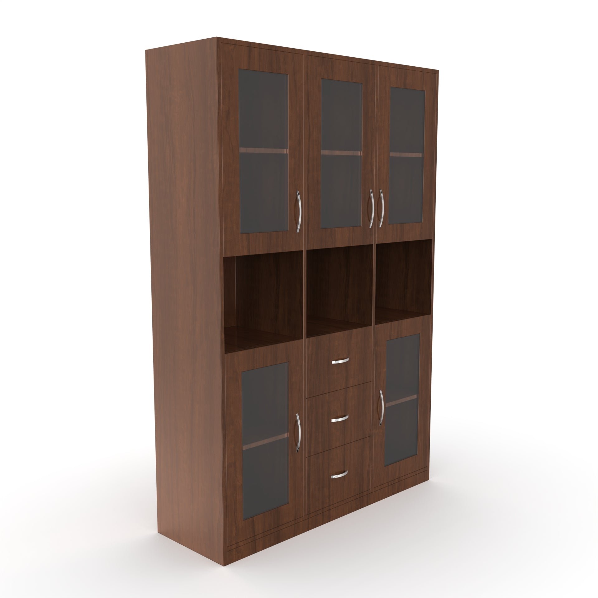 Leo Wooden Bookshelf - Brazilian walnut - Neehv Home