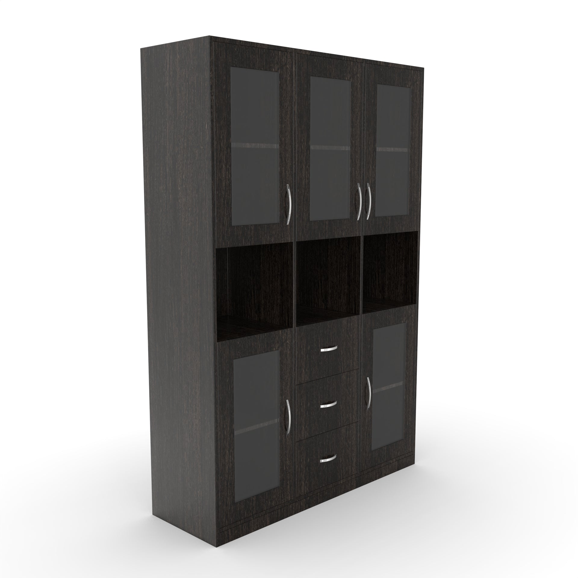 Leo Wooden Bookshelf - Wenge - Neehv Home