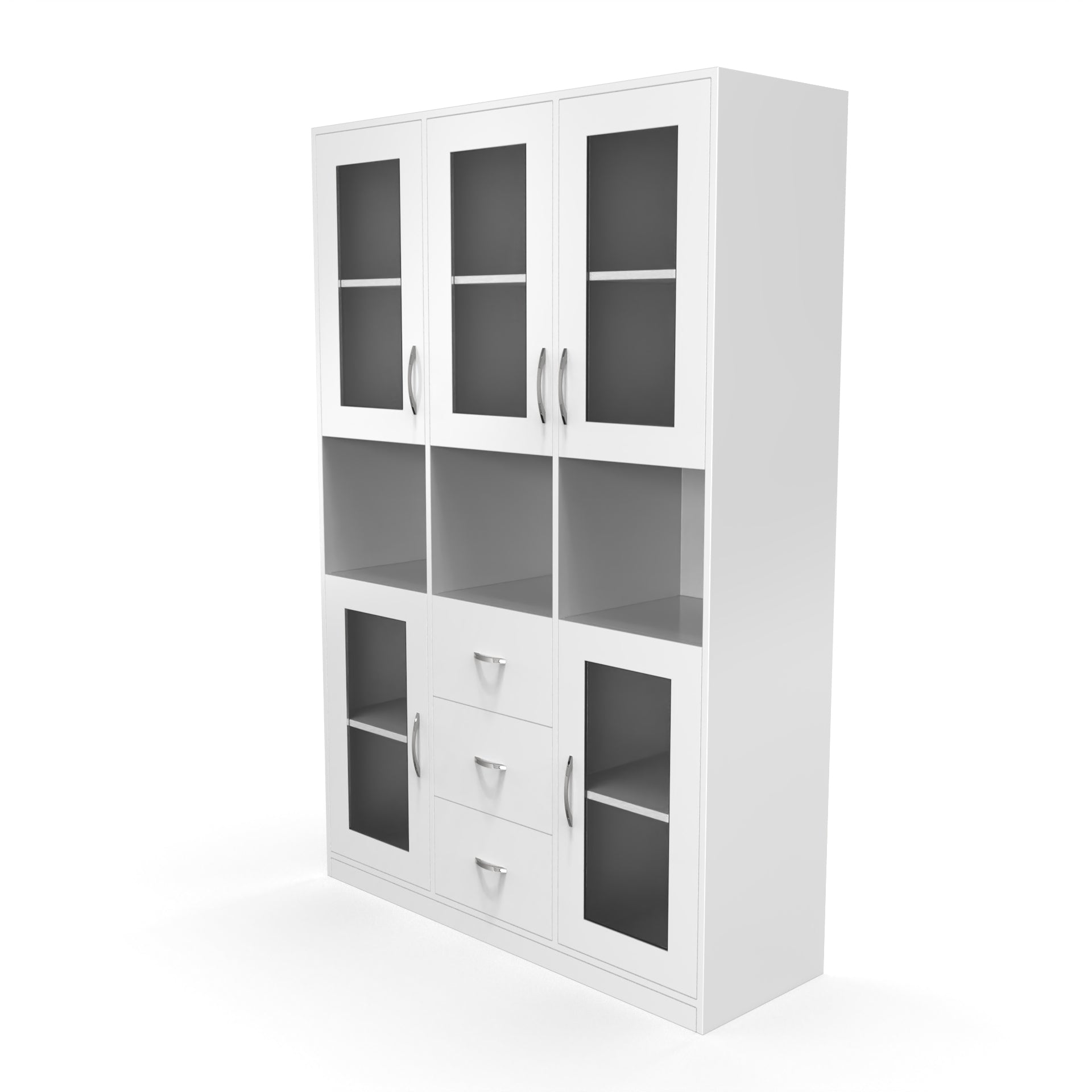 Leo Wooden Bookshelf - Frosty white - Neehv Home