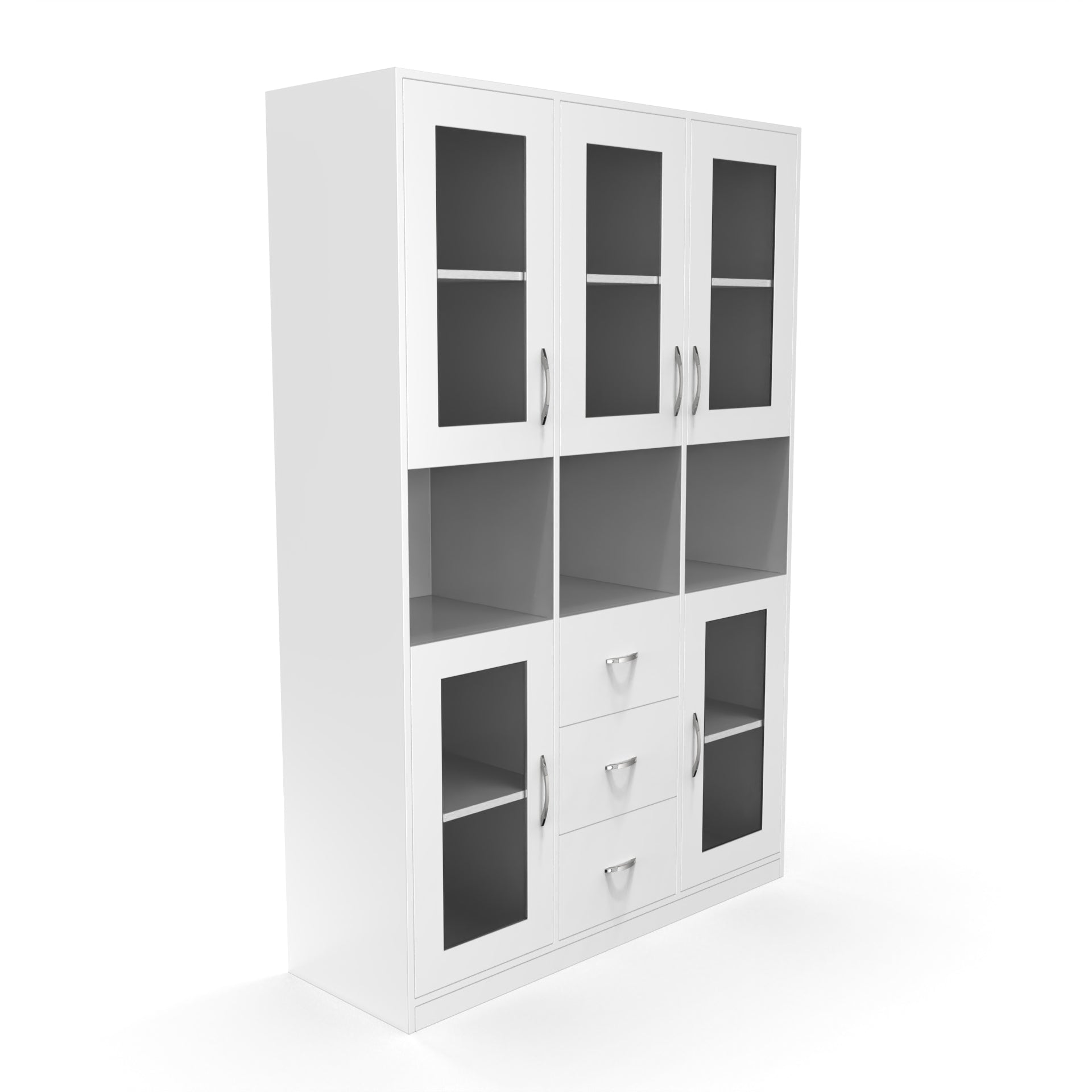 Leo Wooden Bookshelf - Frosty white - Neehv Home