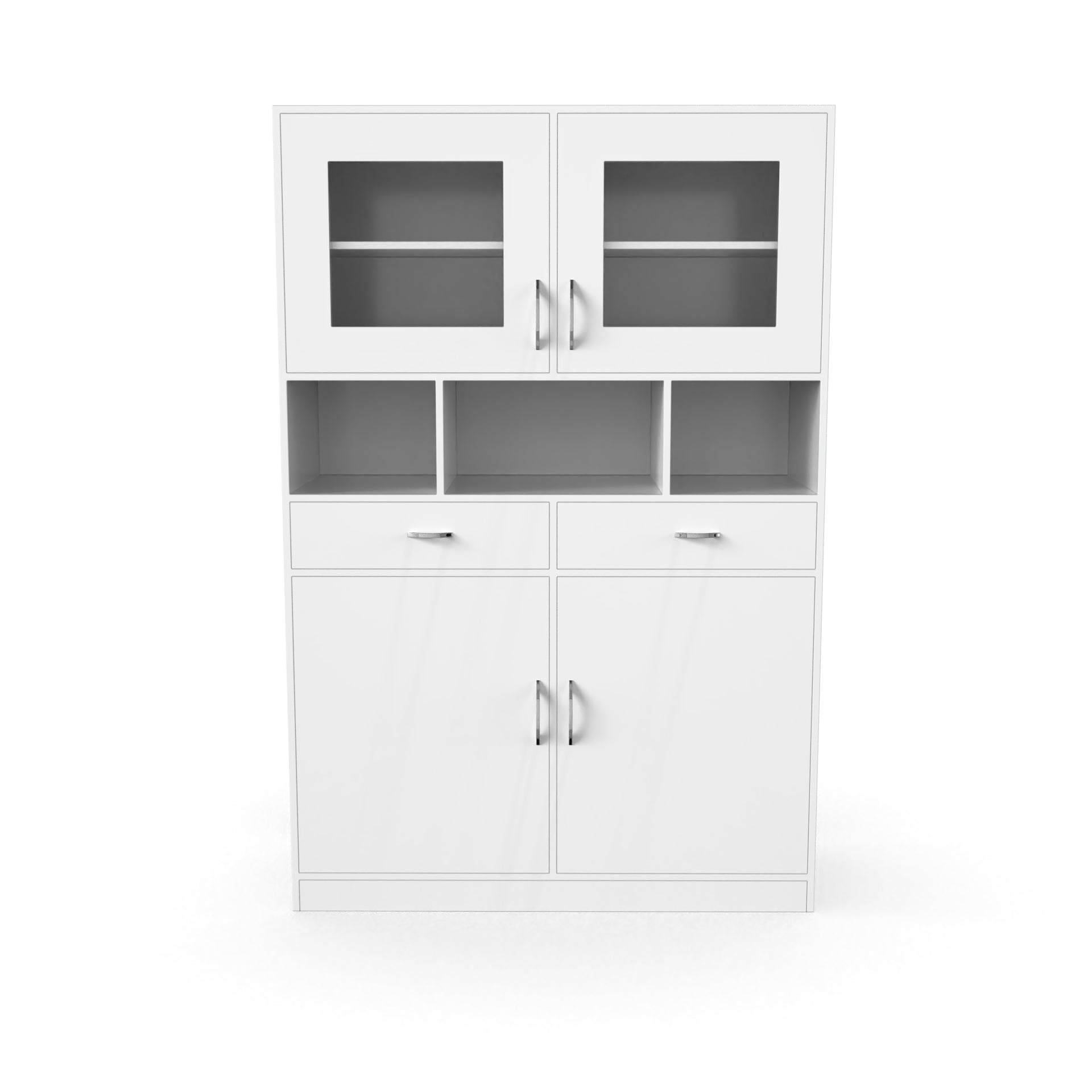 Owen Crockery Unit - Frosty white - Neehv Home