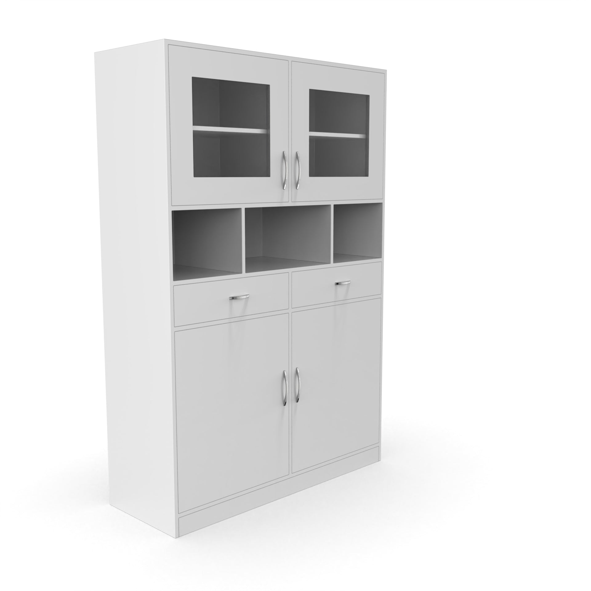 Owen Crockery Unit - Frosty white - Neehv Home