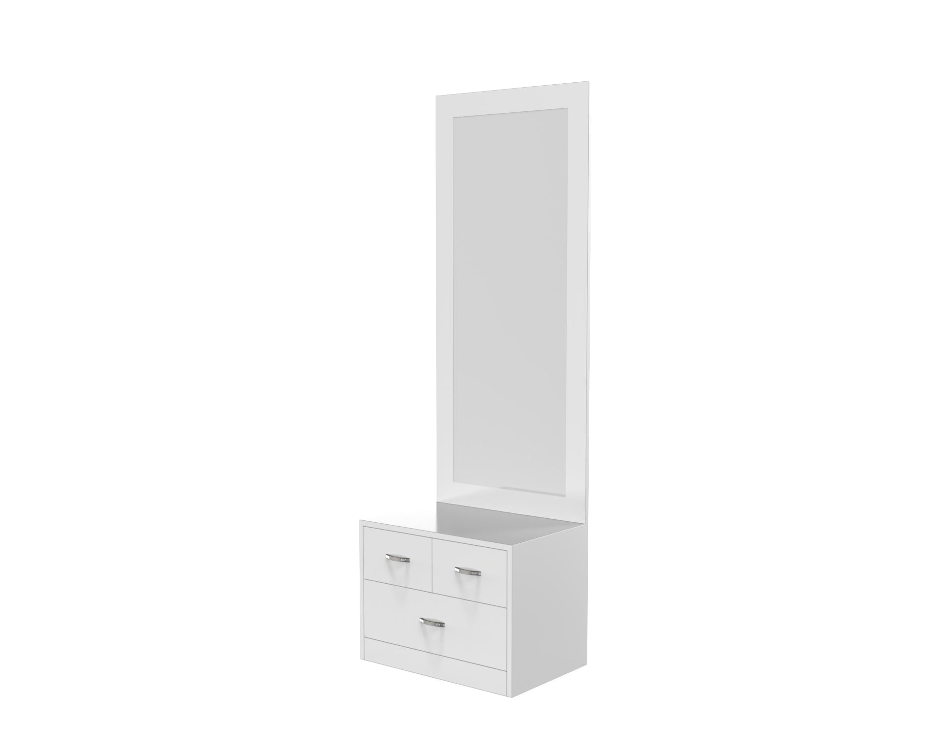 Camelia Wooden Dressing Table - Frosty white - Neehv Home