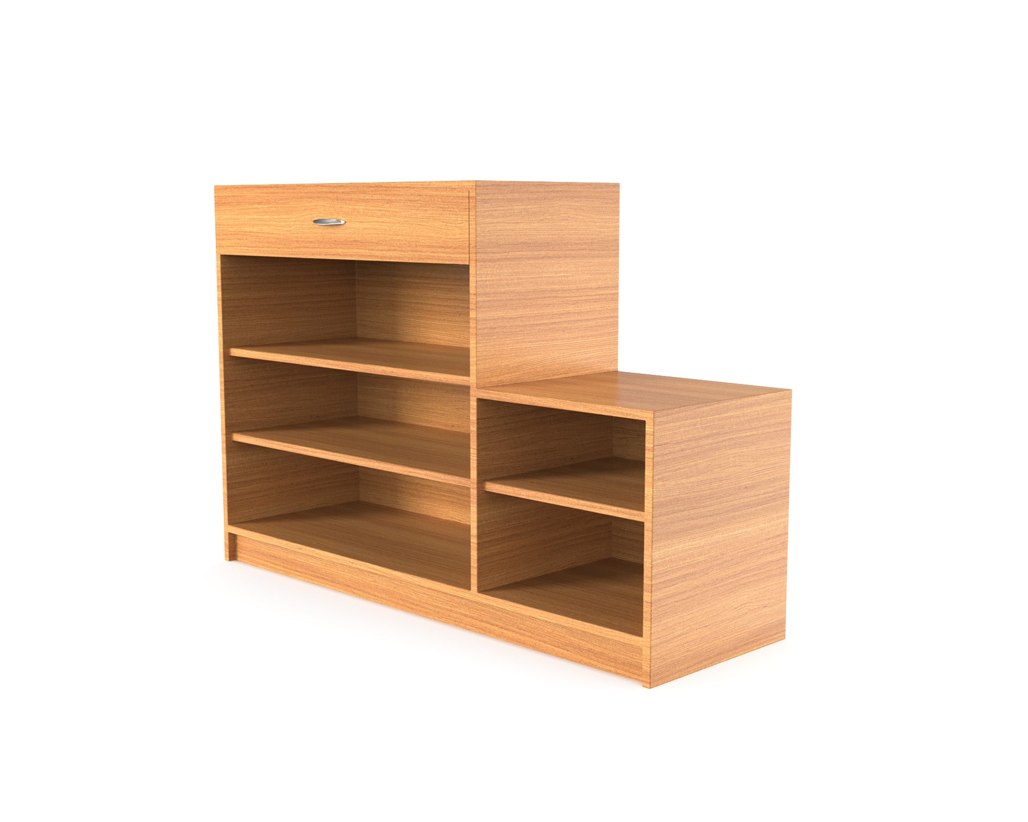 Vita Wooden Shoe Rack with Drawer - Bavarian beech - Neehv Home