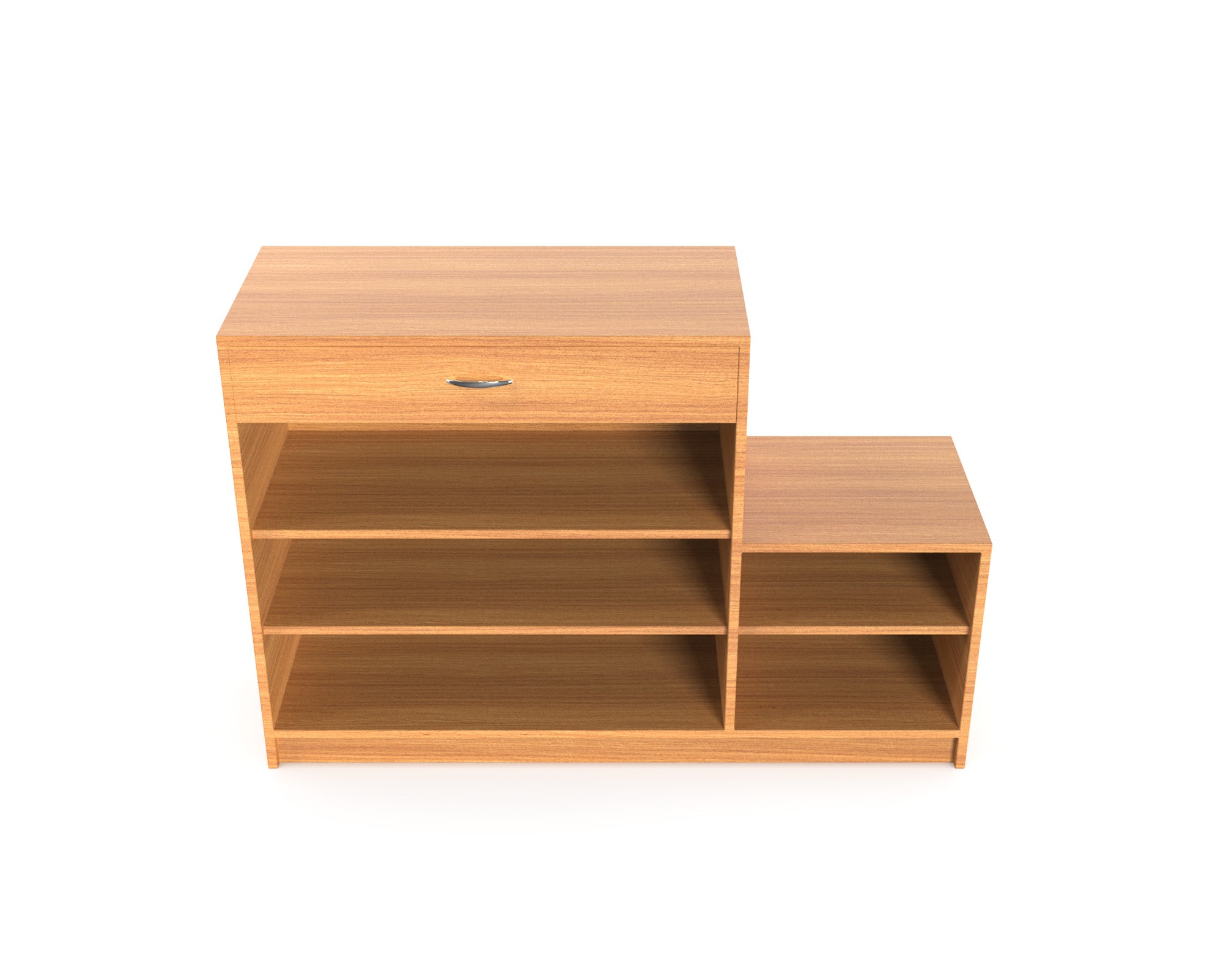 Vita Wooden Shoe Rack with Drawer - Bavarian beech - Neehv Home