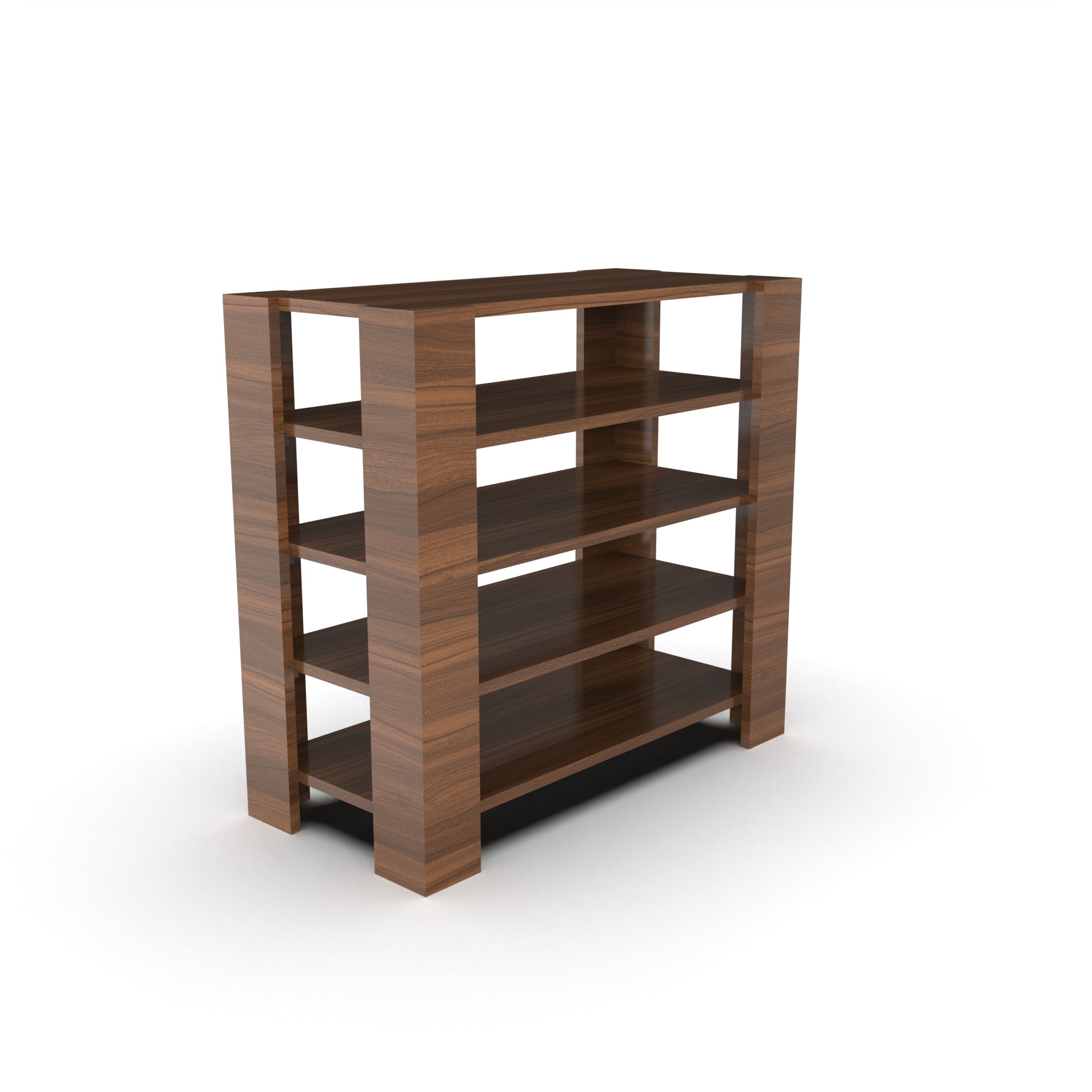 Lucid Shoe Rack - Classic Walnut | Neehv Home Furniture