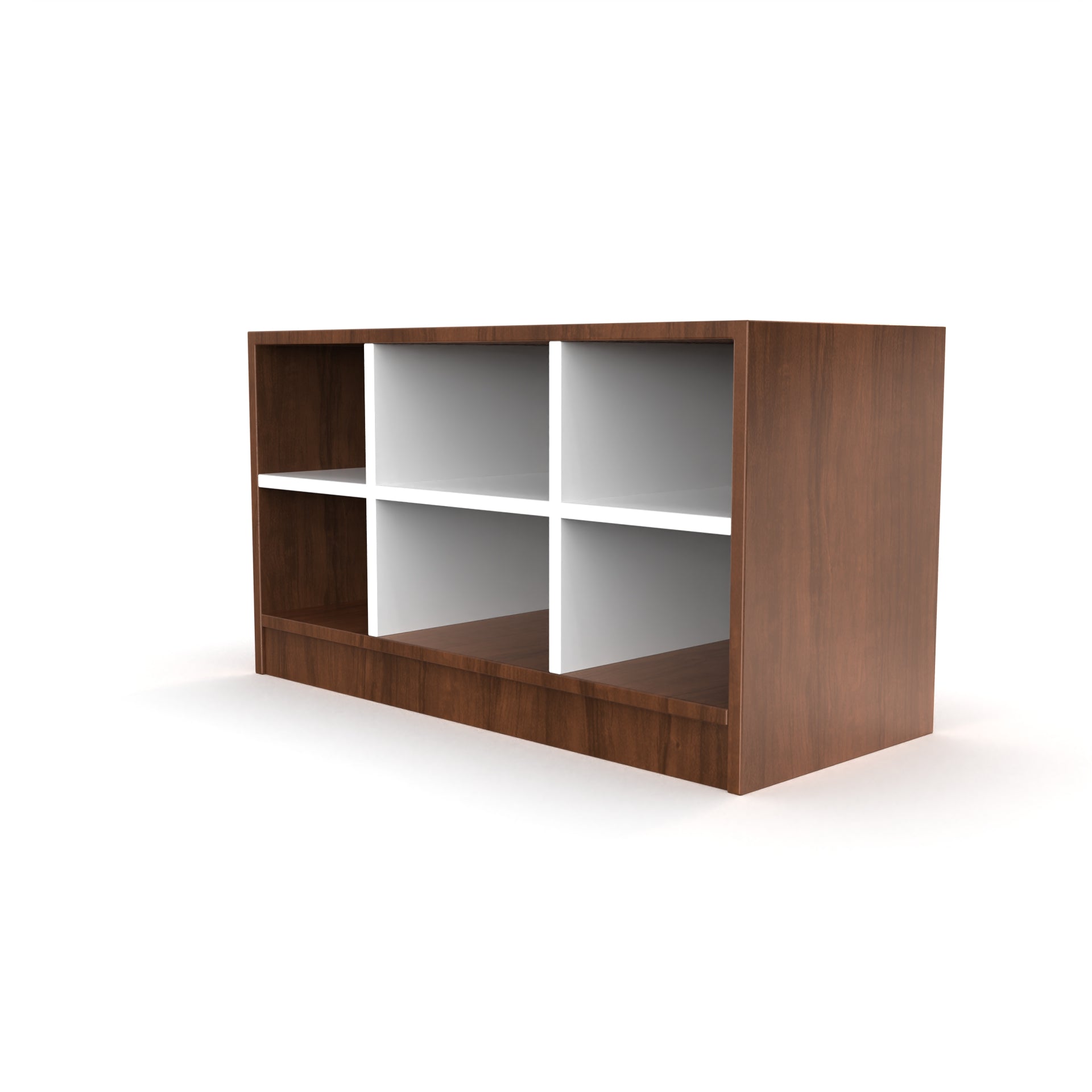 Index Shoe Rack - Brazilian walnut and Frosty white - Neehv Home