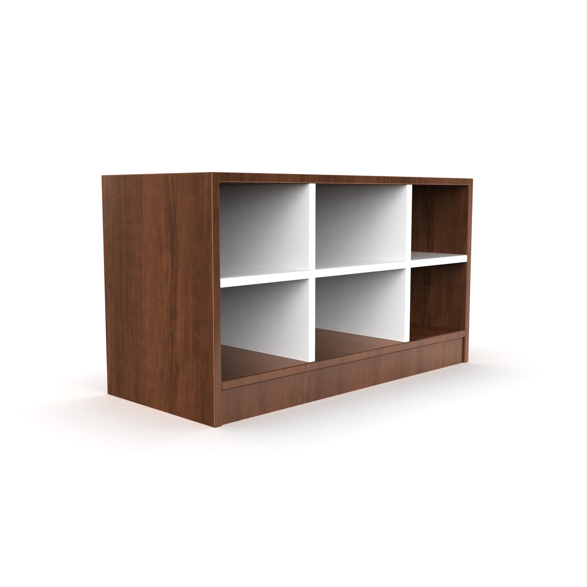 Index Shoe Rack - Brazilian walnut and Frosty white - Neehv Home