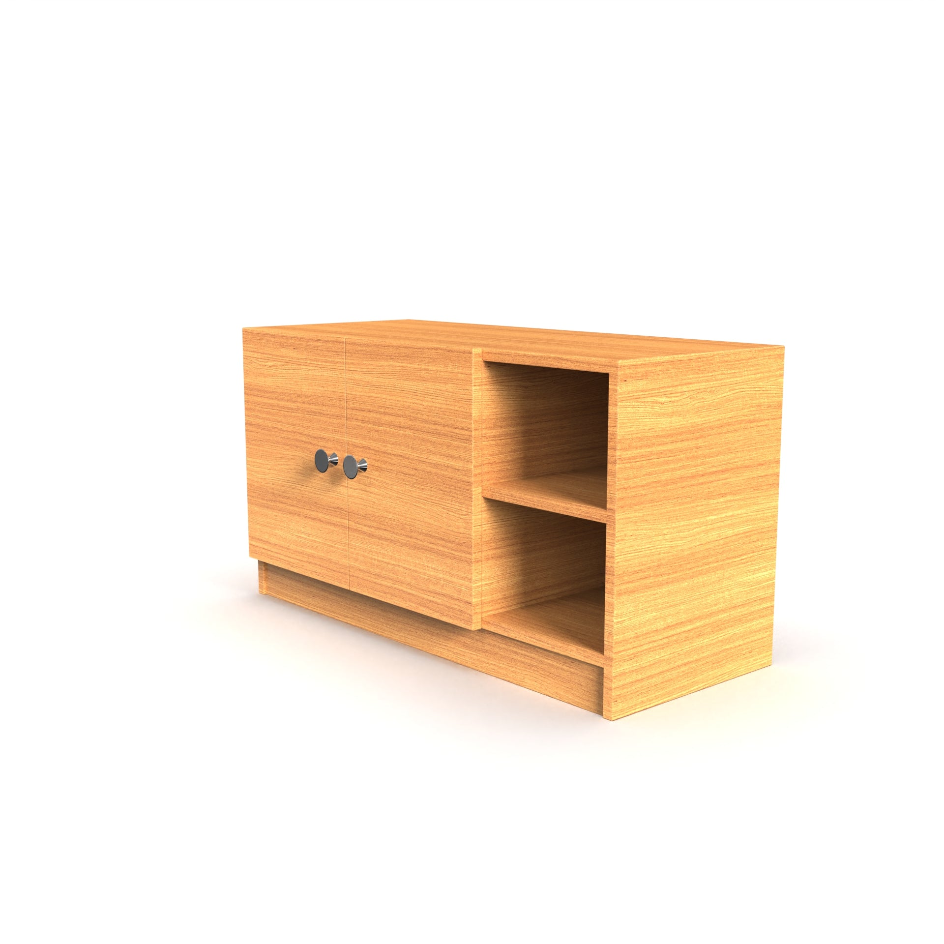 Skye Shoe Rack with Door - Bavarian beech - Neehv Home