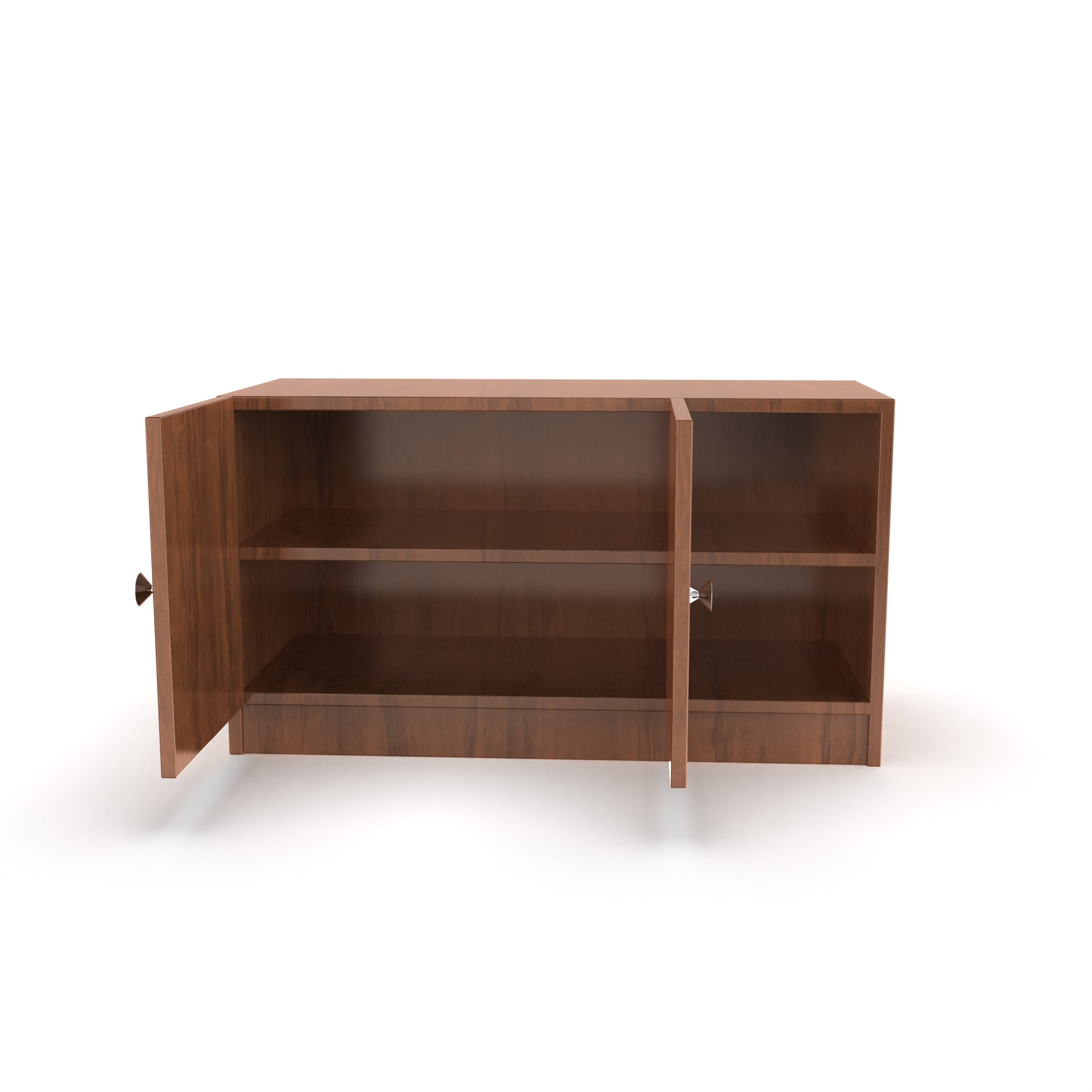 Skye Shoe Rack with Door - Brazilian walnut - Neehv Home