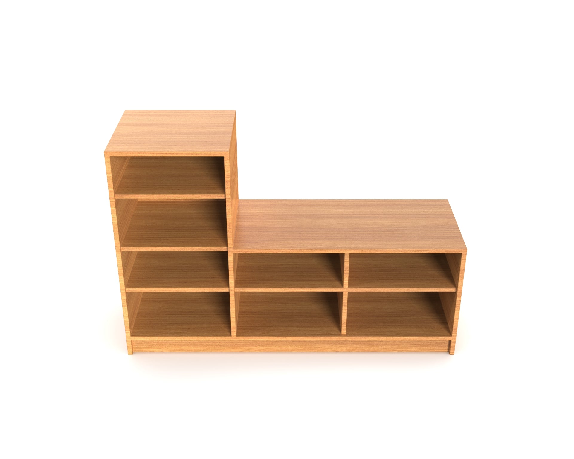 L Type Shoe Rack Design Bolt L-Shaped Shoe Rack - Bavarian beech | Neehv Home Furniture
